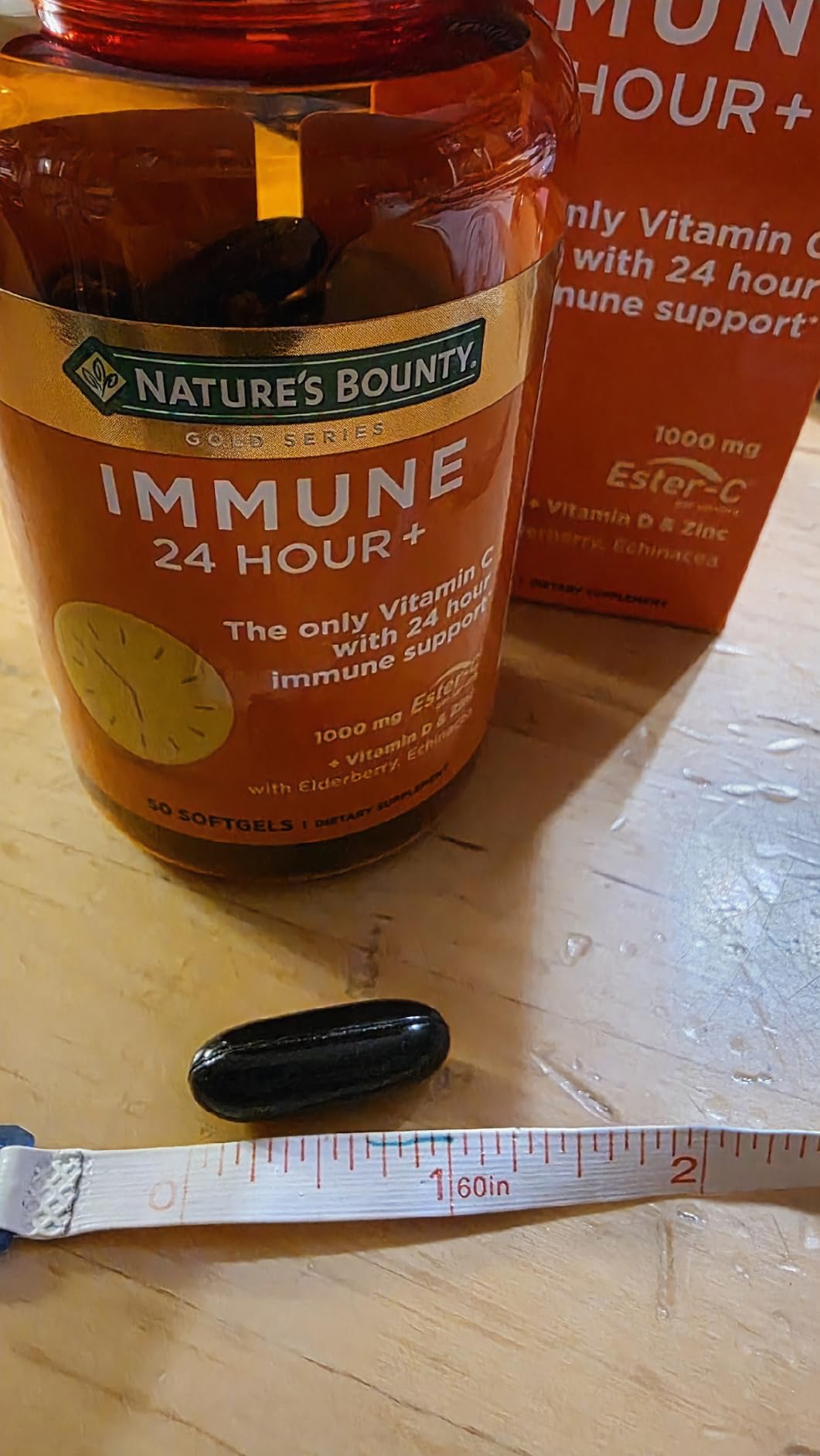 Nature's Bounty Immune 24 Hour+, Vitamin C with 24 Hour Immune Support from Ester-C, 1000mg Vitamin C, D & Zinc, 50 Count customer photo 1