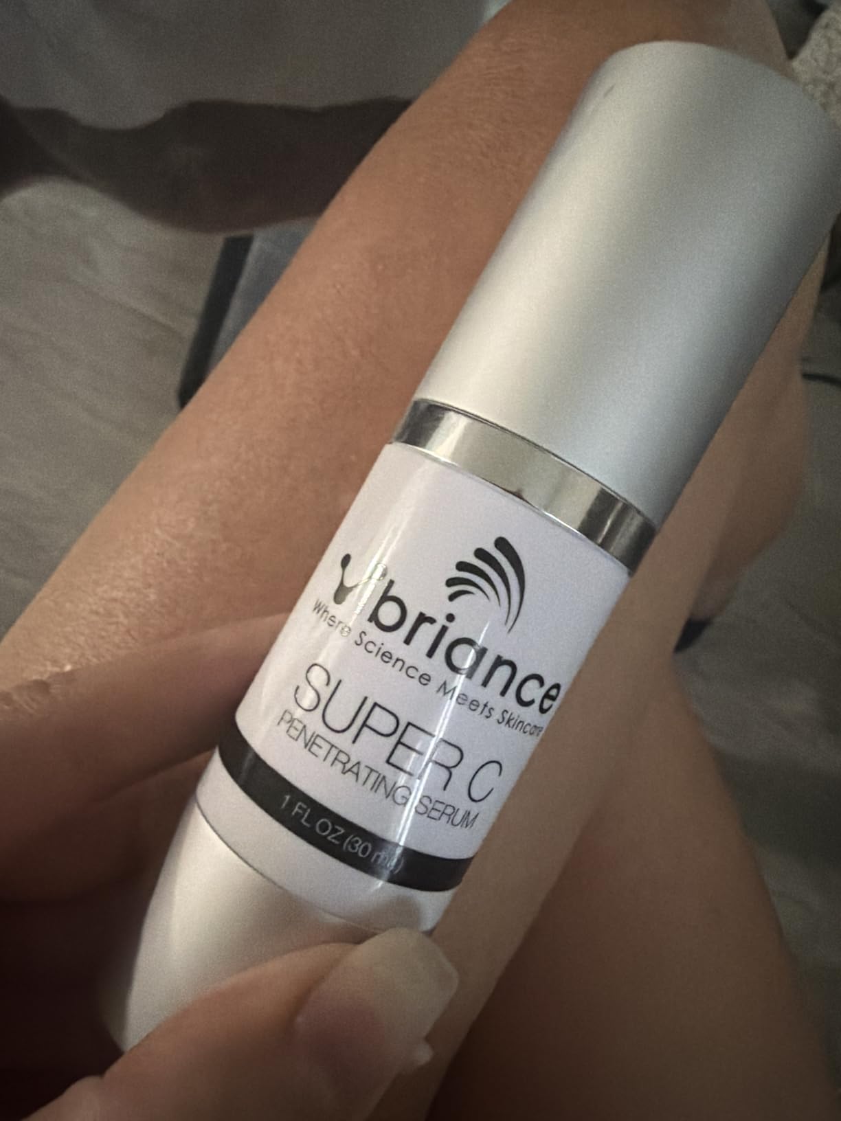 Vibriance Super C Serum for Mature Skin - All-in-One Vitamin Formula Hydrates, Firms, Lifts, Smooths, Targets Age Spots, Wrinkles, 1 fl oz customer photo 1