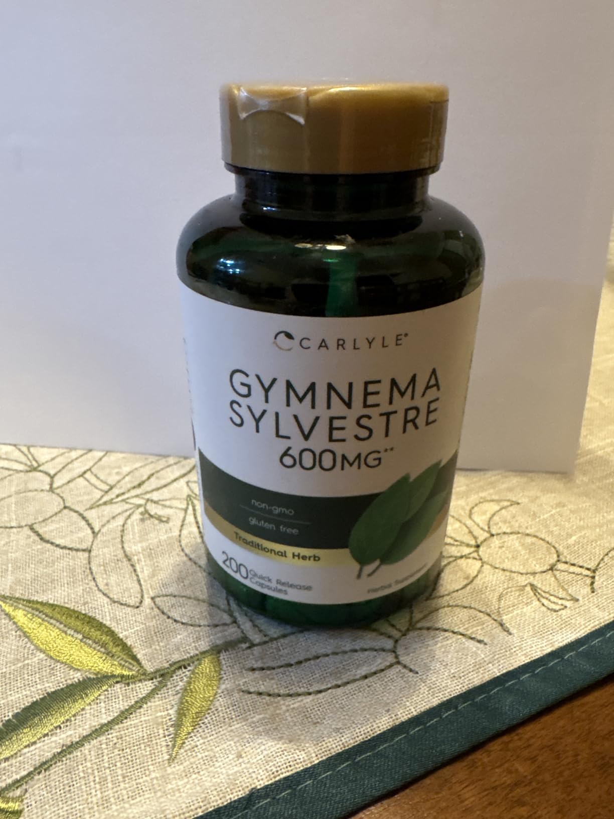 Carlyle Gymnema Sylvestre Capsules | 200 Count | Non-GMO and Gluten Free Supplement customer photo 1