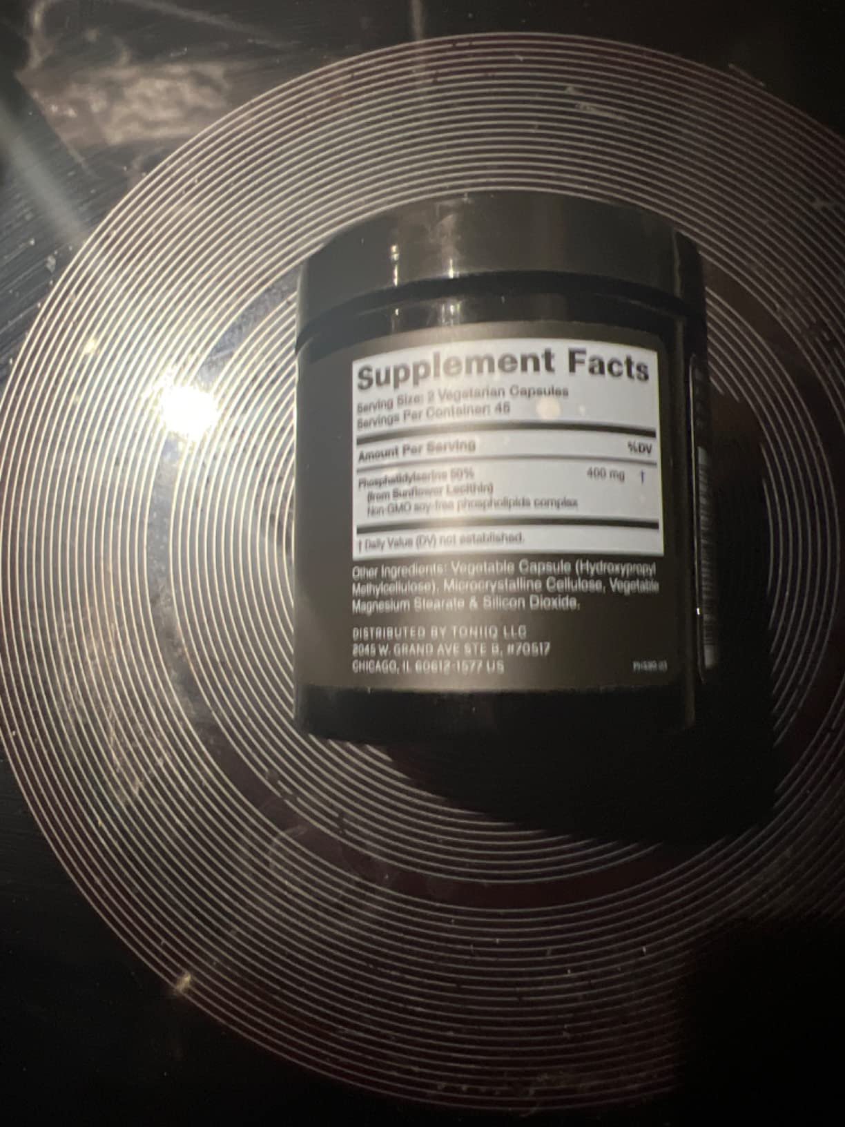Toniiq Phosphatidylserine - 400mg Formula - World's First 50% Purity - Highest Purity in the US - Soy Free Phosphatidylserine Supplement - 90 Veggie Capsules customer photo 2