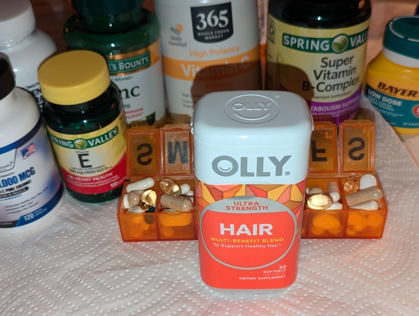 OLLY Ultra Strength Hair Softgels, Supports Hair Health, Biotin, Keratin, Vitamin D, B12, Hair Supplement, 30 Day Supply - 30 Count (Packaging May Vary) customer photo 2