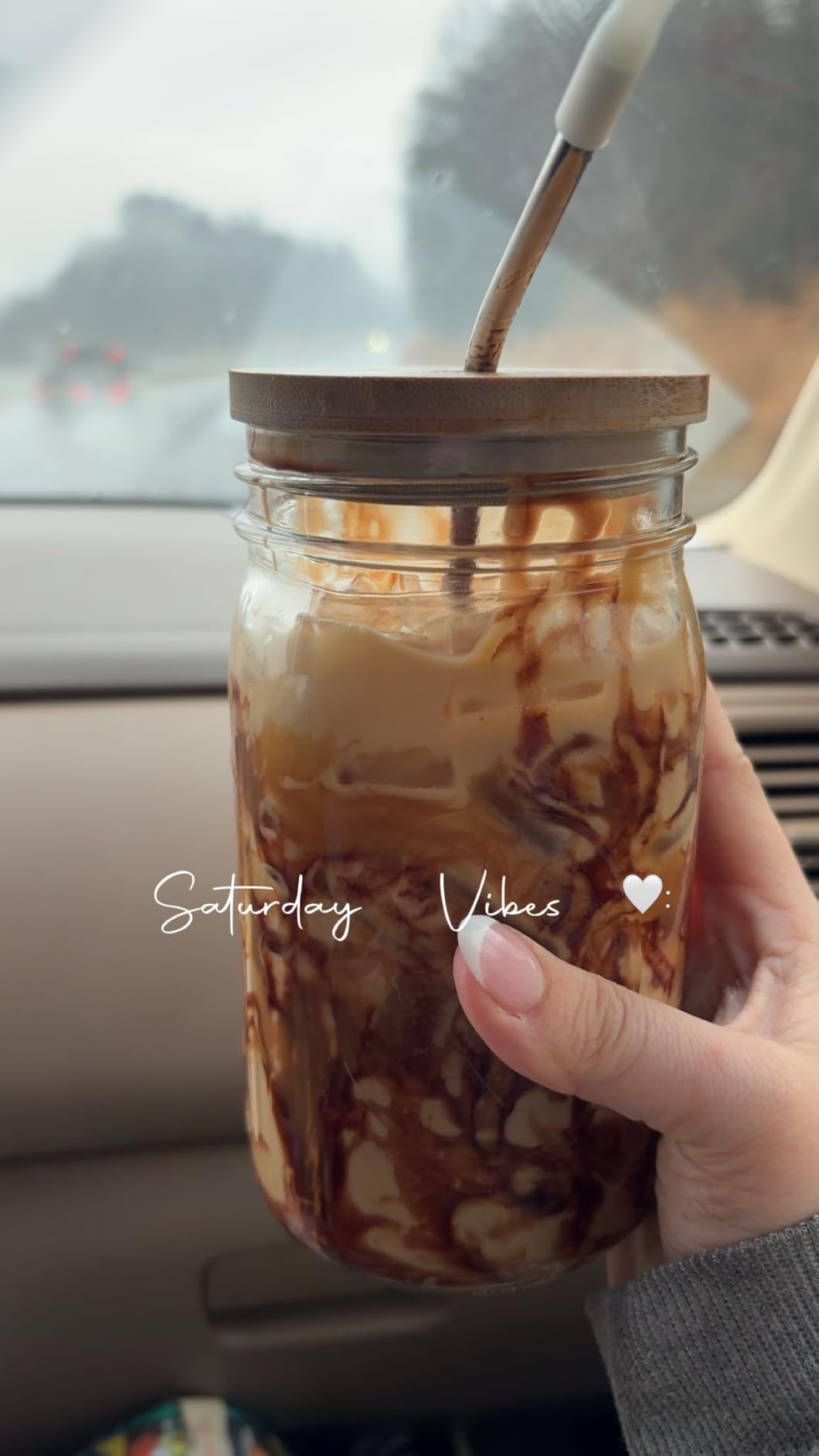 4 Pack 86mm Wide Mouth Bamboo Mason Jar Lids with Straw Hole Reusable Bamboo Caps Leak-Proof Glass Canning Drinking Storage Jars Lid customer photo 1