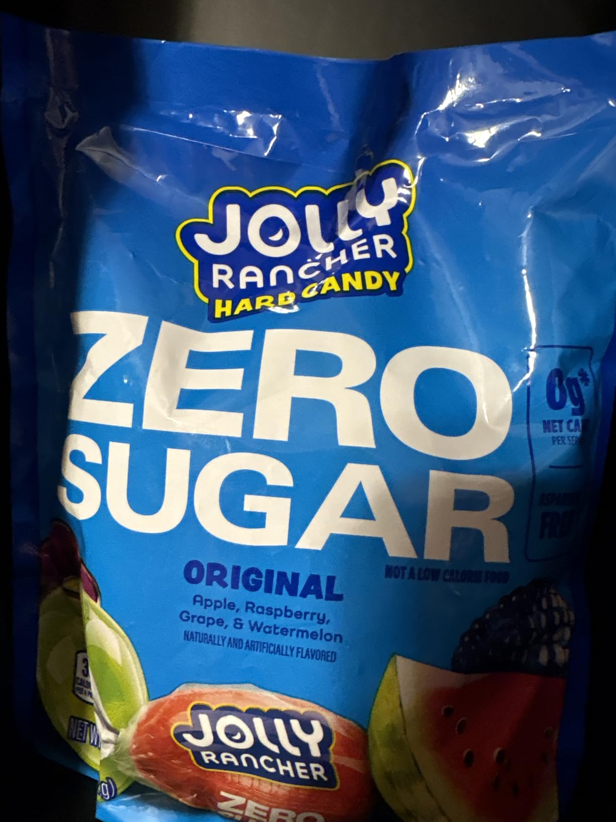 JOLLY RANCHER Zero Sugar Assorted Fruit Flavored Hard Candy Bag, 6.1 oz customer photo 2
