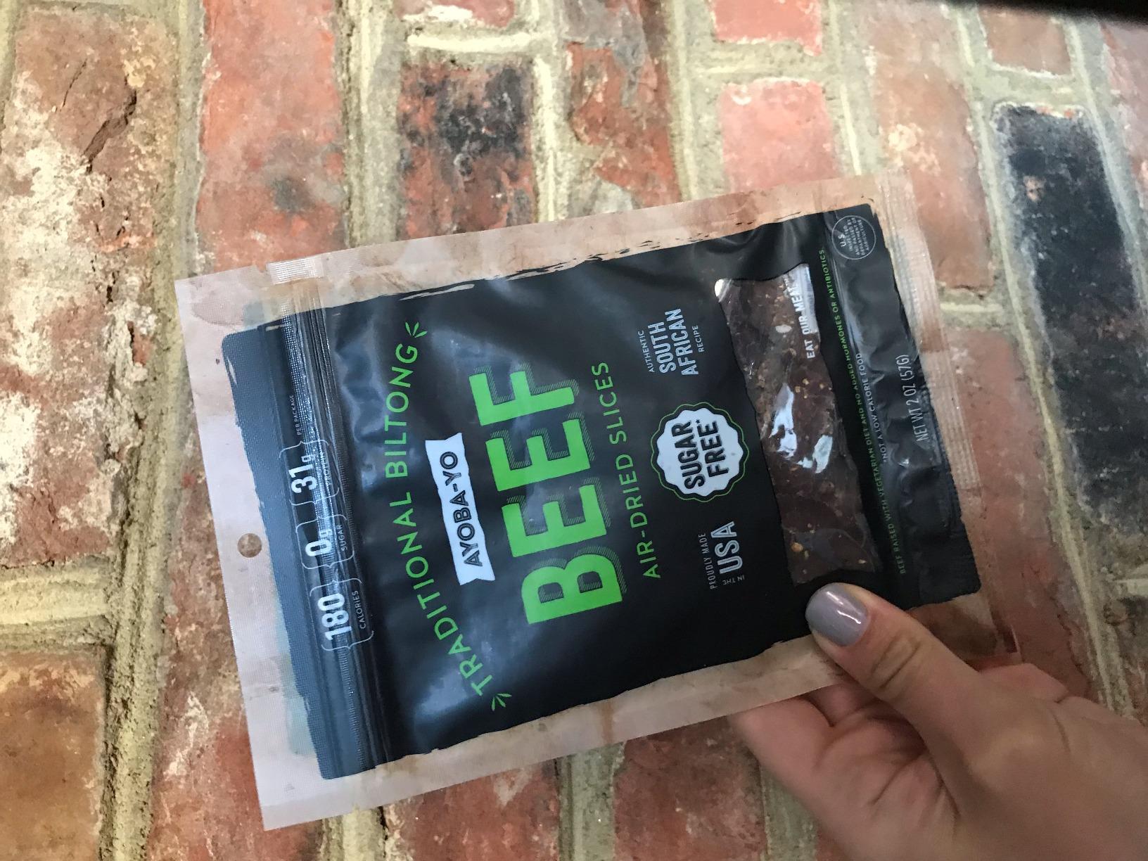 Ayoba Traditional Grass Fed Beef Biltong Slices (2 Ounce, Pack of 3) - Keto Friendly Air-Dried Grass Fed Beef Paleo Snacks - Gluten Free, Whole 30 Approved, Sugar free, No Carb Meat Snacks customer photo 2