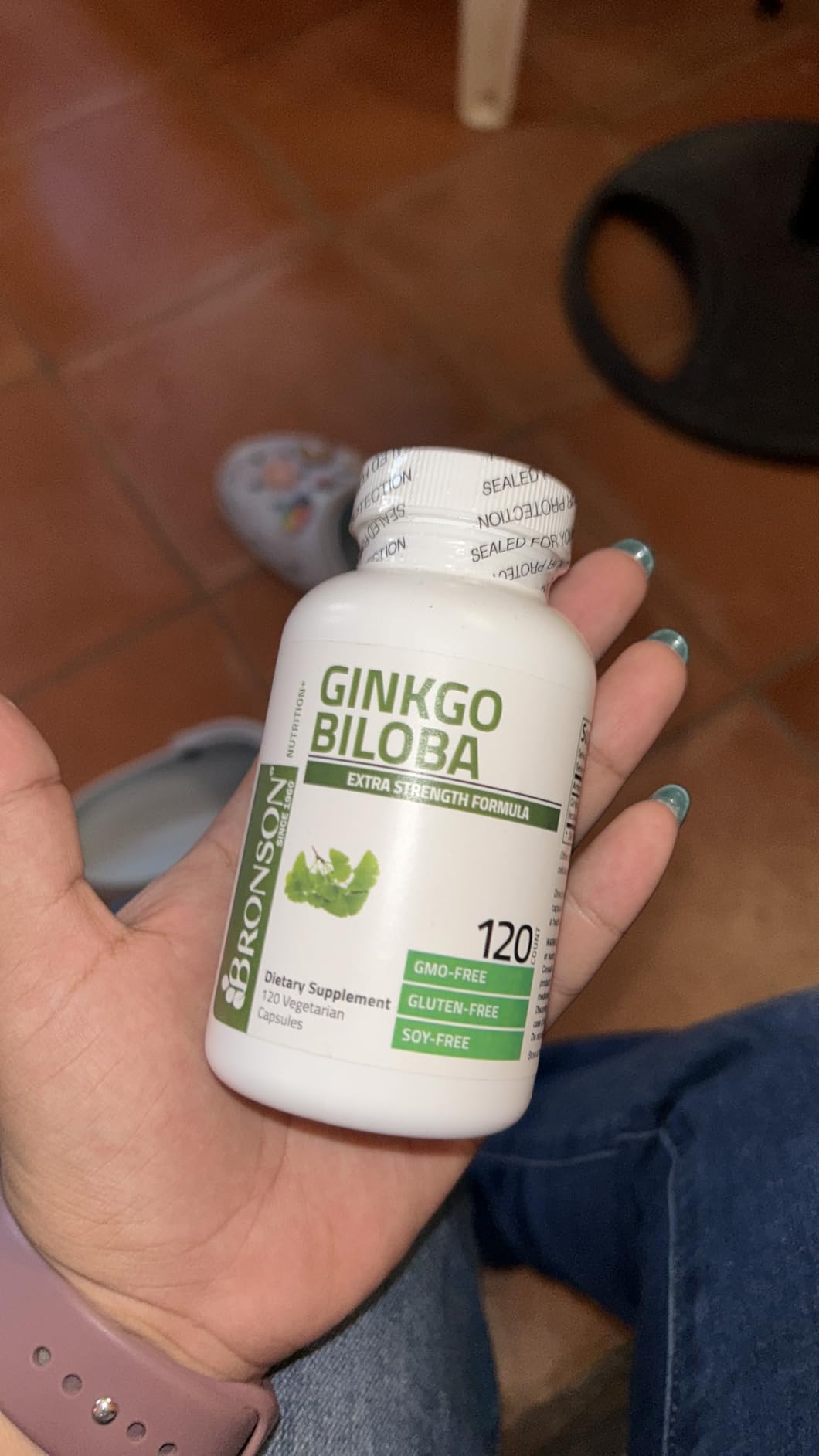 Bronson Ginkgo Biloba Extra Strength Brain & Memory Support 120 Capsules | Vegetarian, Non-GMO, Gluten Free, Soy Free, Memory, Cognitive & Brain Health Support customer photo 2