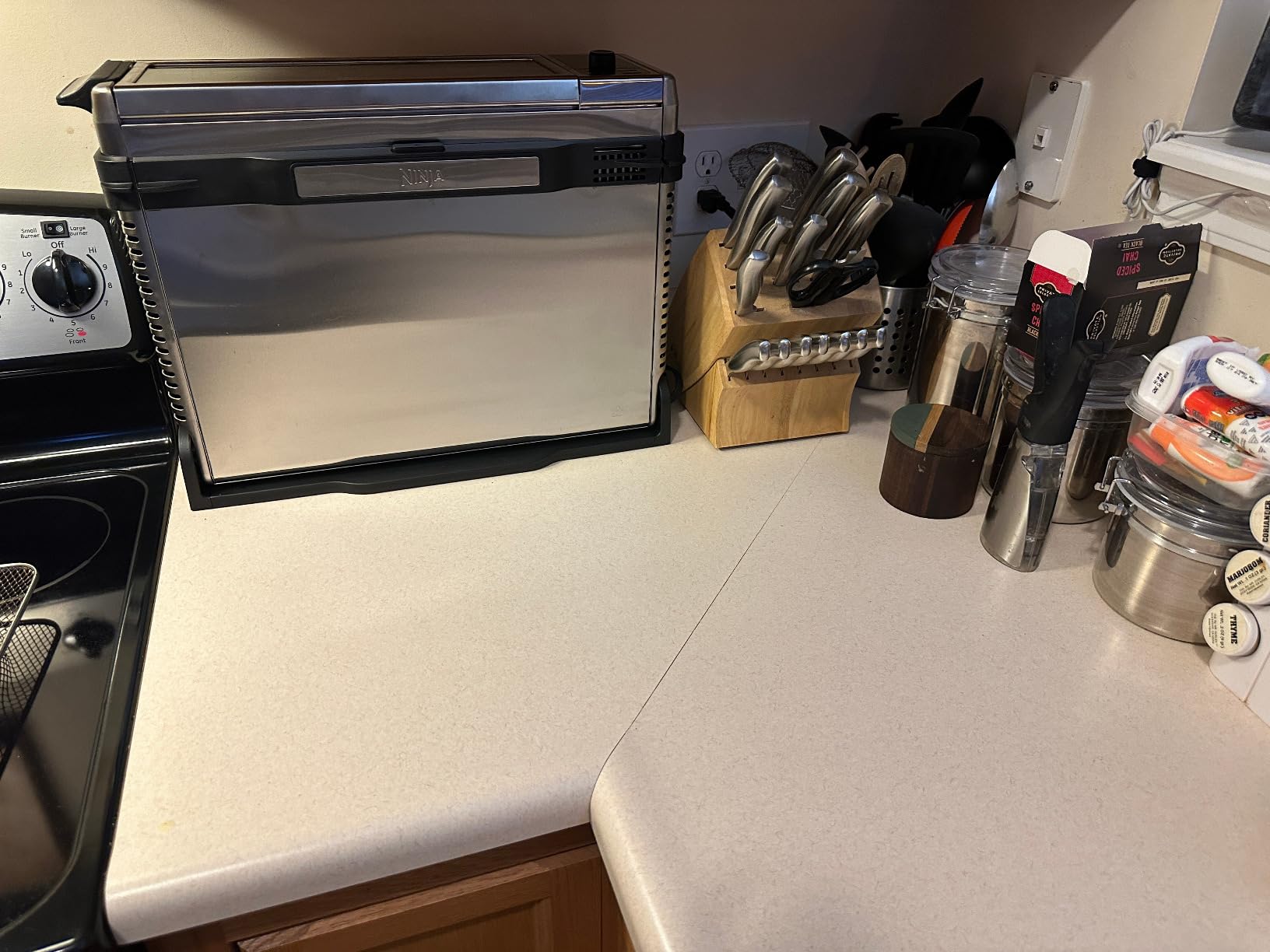 Ninja Foodi 13-in-1 Toaster Oven Air Fryer Combo, Flip Away Oven, SP351, Stainless Steel customer photo 1