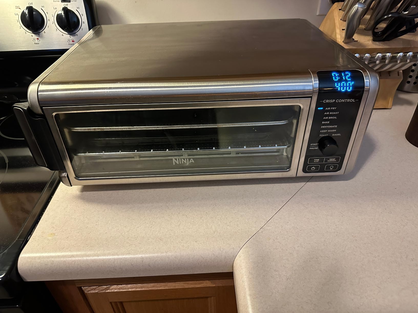Ninja Foodi 13-in-1 Toaster Oven Air Fryer Combo, Flip Away Oven, SP351, Stainless Steel customer photo 2