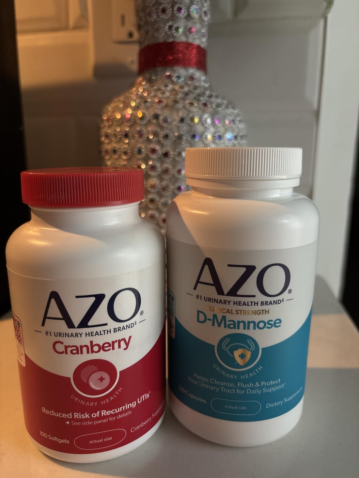 AZO D Mannose Urinary Tract Health, Cleanse, Flush & Protect The Urinary Tract, No.1 Pharmacist Recommended Brand, Clinical Strength, Non-GMO, 120 Count customer photo 2