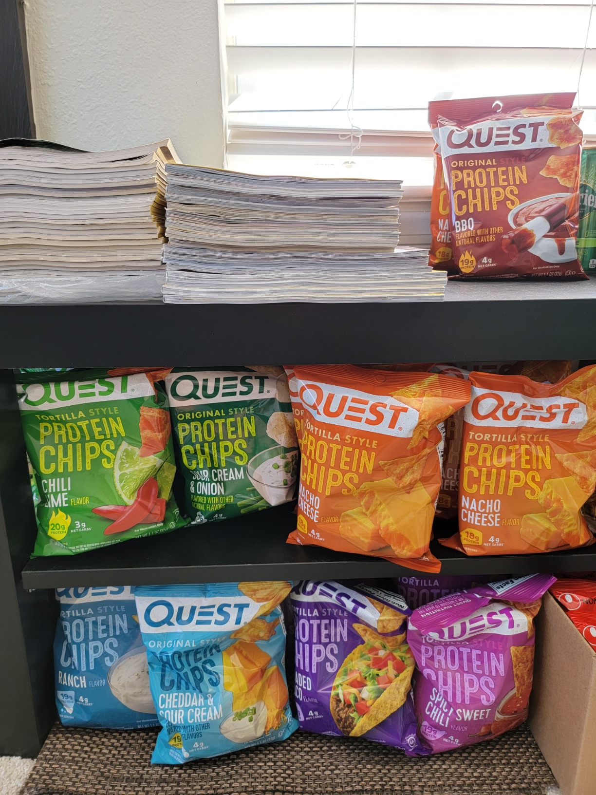 Quest Nutrition Spicy Sweet Chili Tortilla Chip, 19g Protein, 4g Net Carb, High Protein Low Carb, Gluten Free, 1.1 oz (Pack of 12) customer photo 2