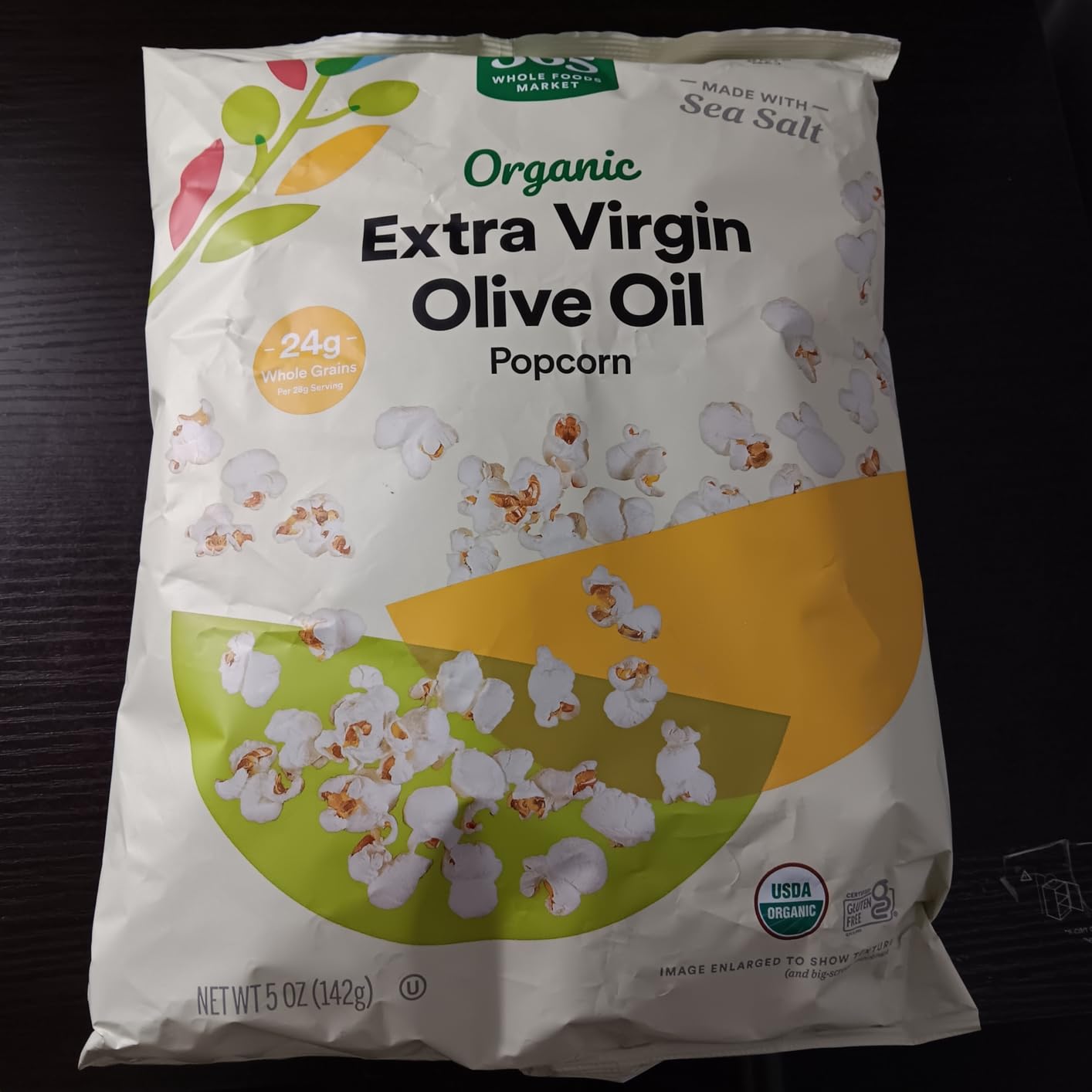 365 by Whole Foods Market, Organic Extra Virgin Olive Oil and Sea Salt Popcorn, 5 Ounce customer photo 1