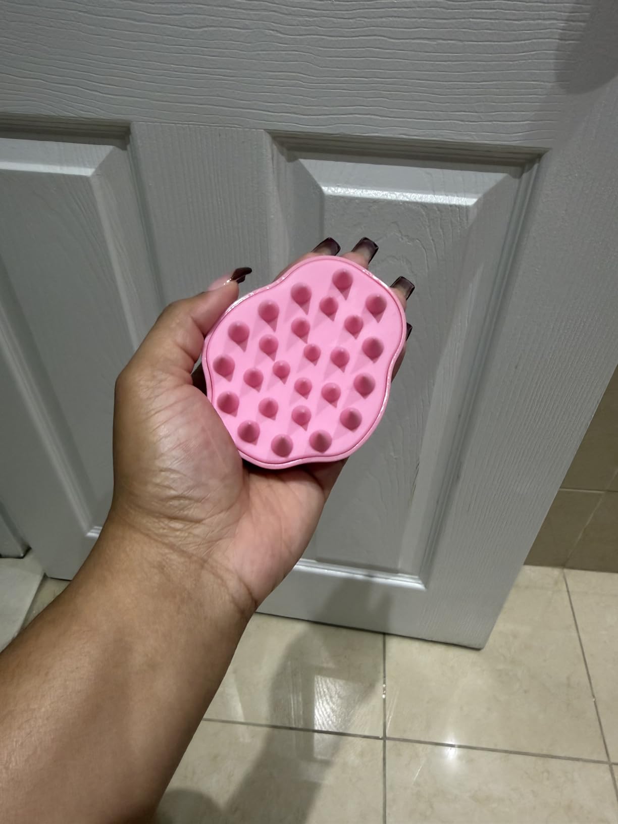 URTHEONE Soft Silicone Hair Scalp Massager Shampoo Brush for Wet Dry Oily Curly Straight Thick Thin Rough Long Short Natural Men Women Kids Pets Hair Care Tools customer photo 2