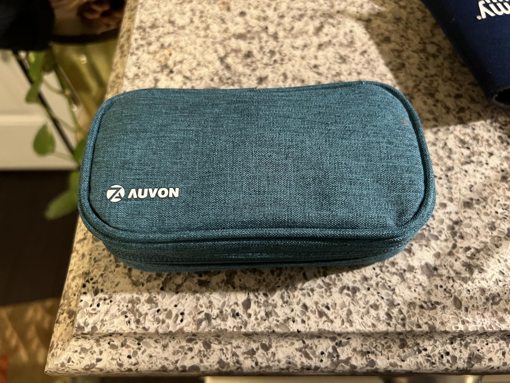 AUVON Canvas Bag Travel Pill Organizer 2 Times a Day, Large AM/PM Weekly Pill Box 7 Day Pill Case with Portable Black Zipper Cloth Bag for Holding Supplements, Vitamins and Fish Oils customer photo 2