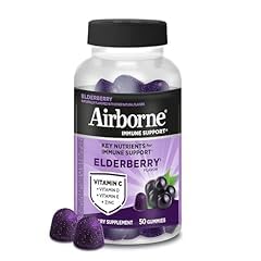Airborne Elderberry + Zinc & Vitamin C Gummies For Adults, Immune Support Vitamin D & Zinc Gummies With Powerful Antioxidant Vitamins C D & E - 50 Gummies customer photo 1