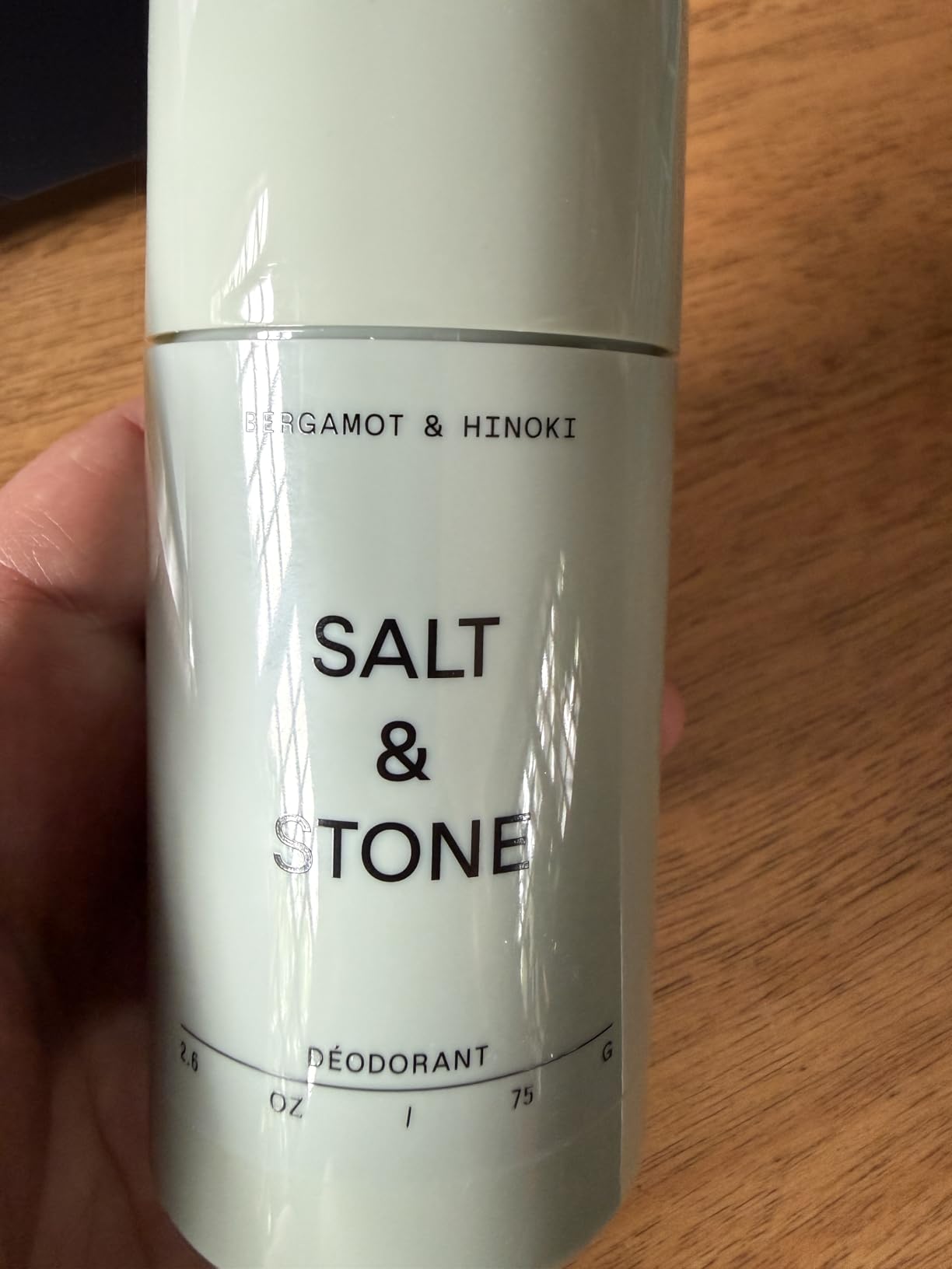 Salt & Stone Aluminum Free Deodorant | Extra Strength 48 Hour Protection for Women & Men | Made with Seaweed Extracts, Niacinamide & Prebiotics | Santal & Vetiver customer photo 1