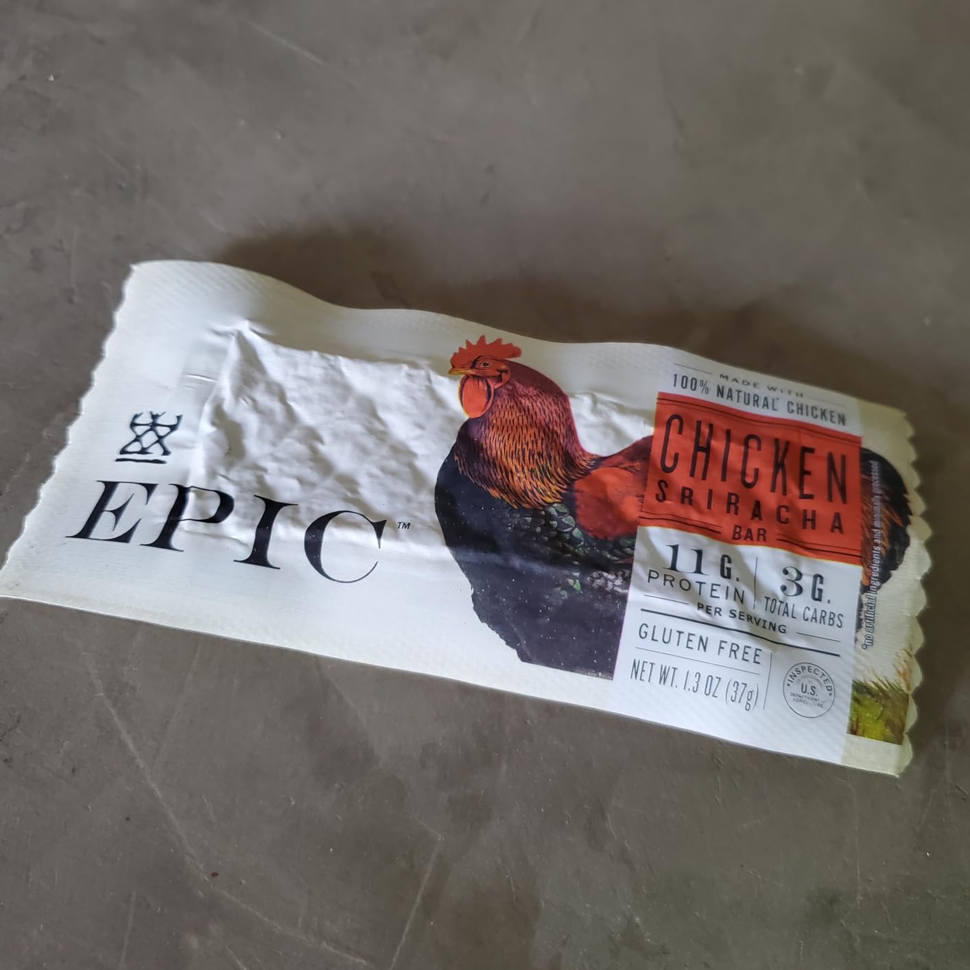 EPIC Bars, Chicken Sriracha, Keto and Paleo Friendly, Whole30 Approved, Gluten Free, 12 Count, 15.6 oz customer photo 1
