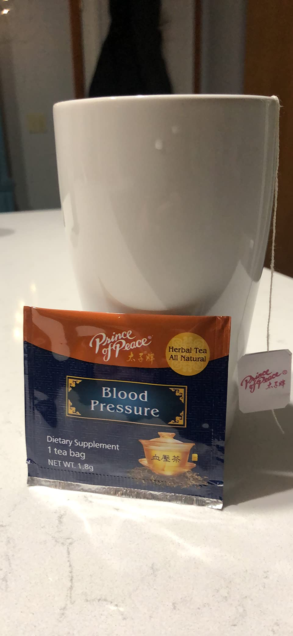 Prince of Peace Blood Pressure Tea, 2 Pack - 18 Tea Bags Each customer photo 2