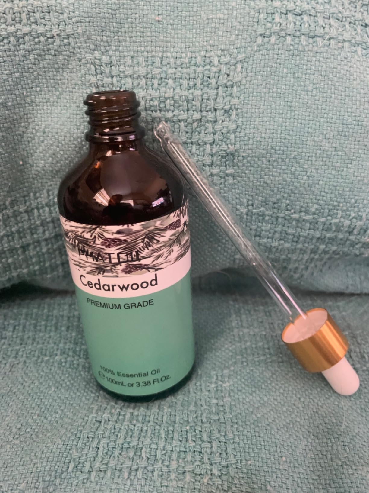 PHATOIL 100ML Sandalwood Essential Oil, Pure Aromatherapy Essential Oils for Diffuser, Humidifier, Scented Oils for Soap, Candle Making, Huge 3.38fl.oz Bottle customer photo 1