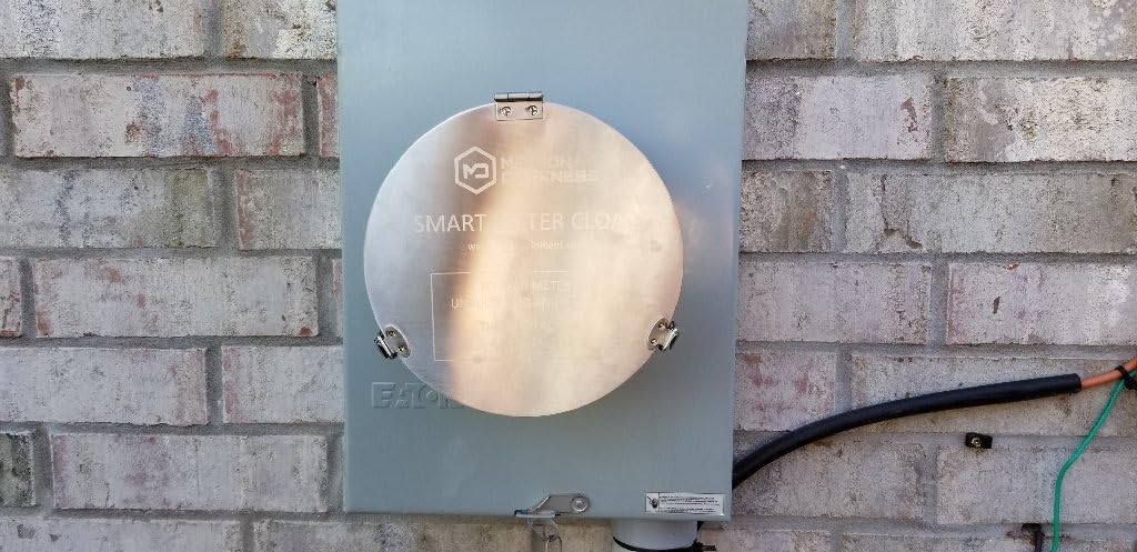 Mission Darkness Smart Meter Cloak // Innovative Flip Lid and Dual Layer Mesh Blocks Harmful RF EMF Radiation Emissions from Electricity Smart Meters Advanced Shielding Developed in USA by Experts customer photo 2