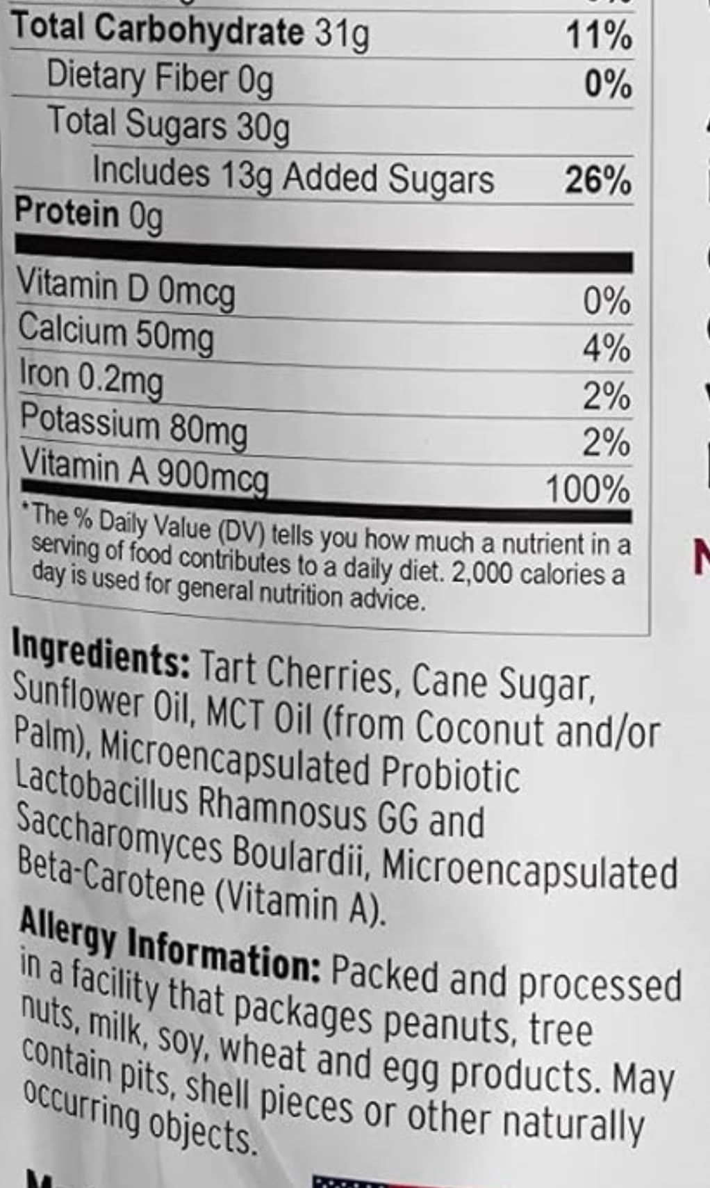 Nature's Garden Probiotic Tart Cherries - Dried Fruit Snack, Montmorency Dried, Antioxidant Rich, Live Cultures, Vegan - Bulk 20 oz Bag (Pack of 1) customer photo 1