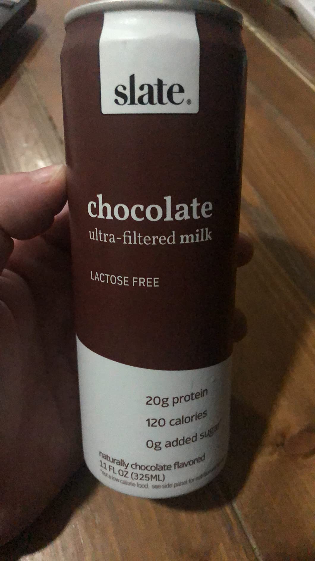 Slate Milk High Protein Milk Shake (Classic Chocolate) 12 Cans, 11 fl oz | Lactose Free - 20g Protein - 1g Sugar - 100 Calories - 2g Net Carbs - No Added Sugar - Natural, Breakfast Boost, Post Workout customer photo 2