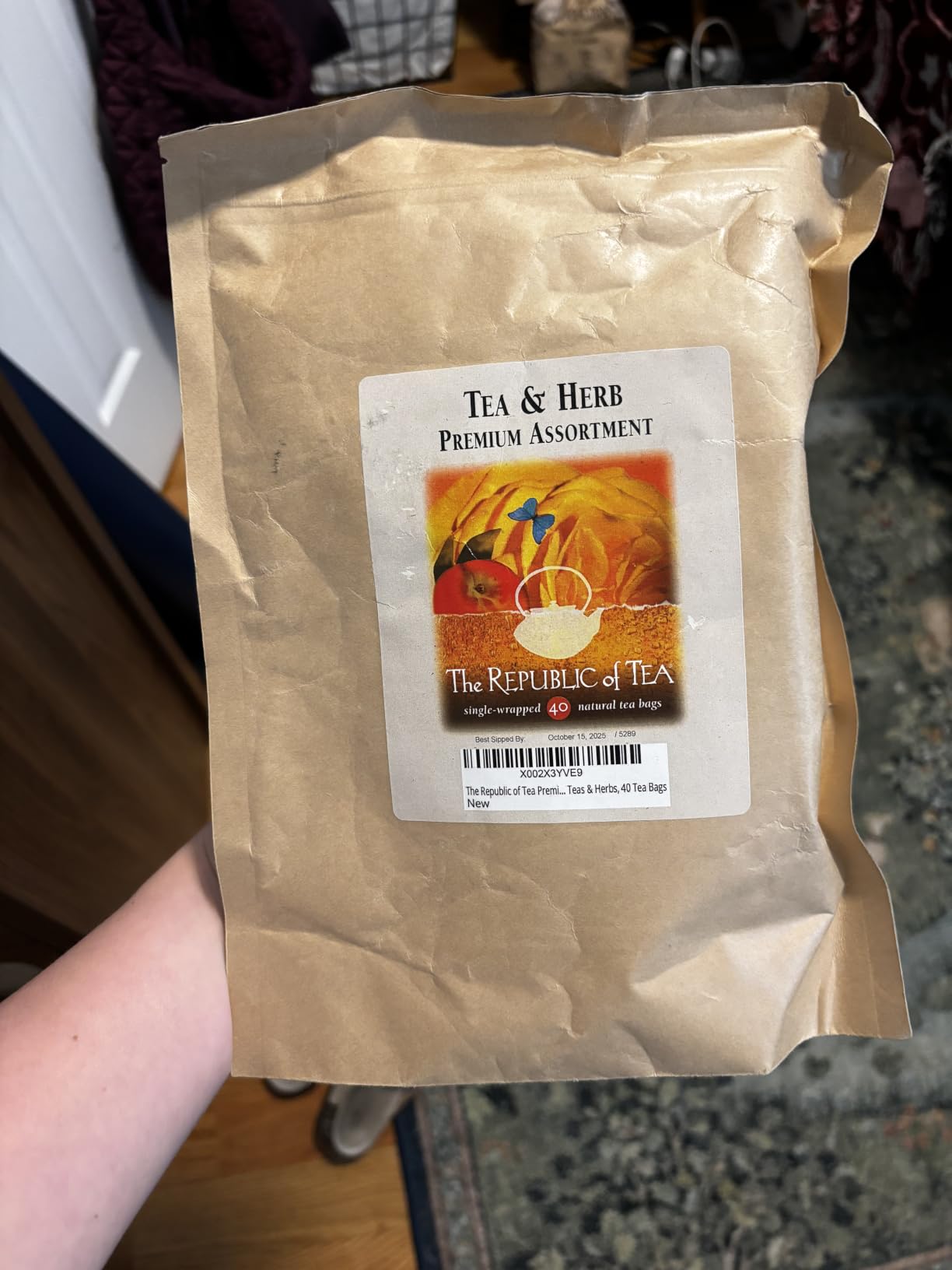 The Republic of Tea - Premium Assortment of Teas & Herbs, 40 Individually Wrapped Tea Bags customer photo 1