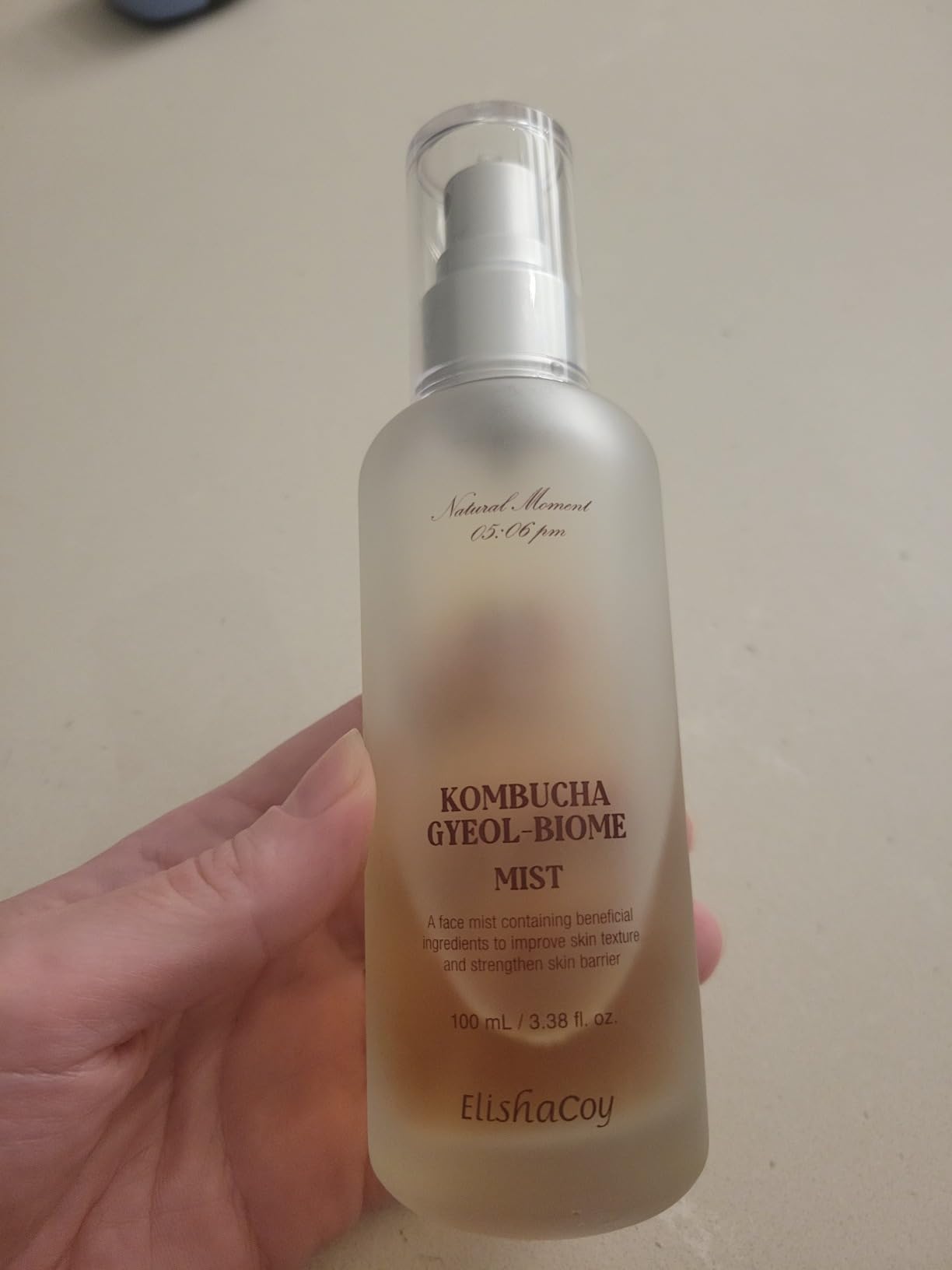 Elishacoy | Kombucha Gyeol-Biome Mist 100 ml / 3.38 fl oz - Hydrating Face Mist with 506-Hour Fermented Kombucha, Vegan Cooling & Moisture Spray for All Skin Types customer photo 1