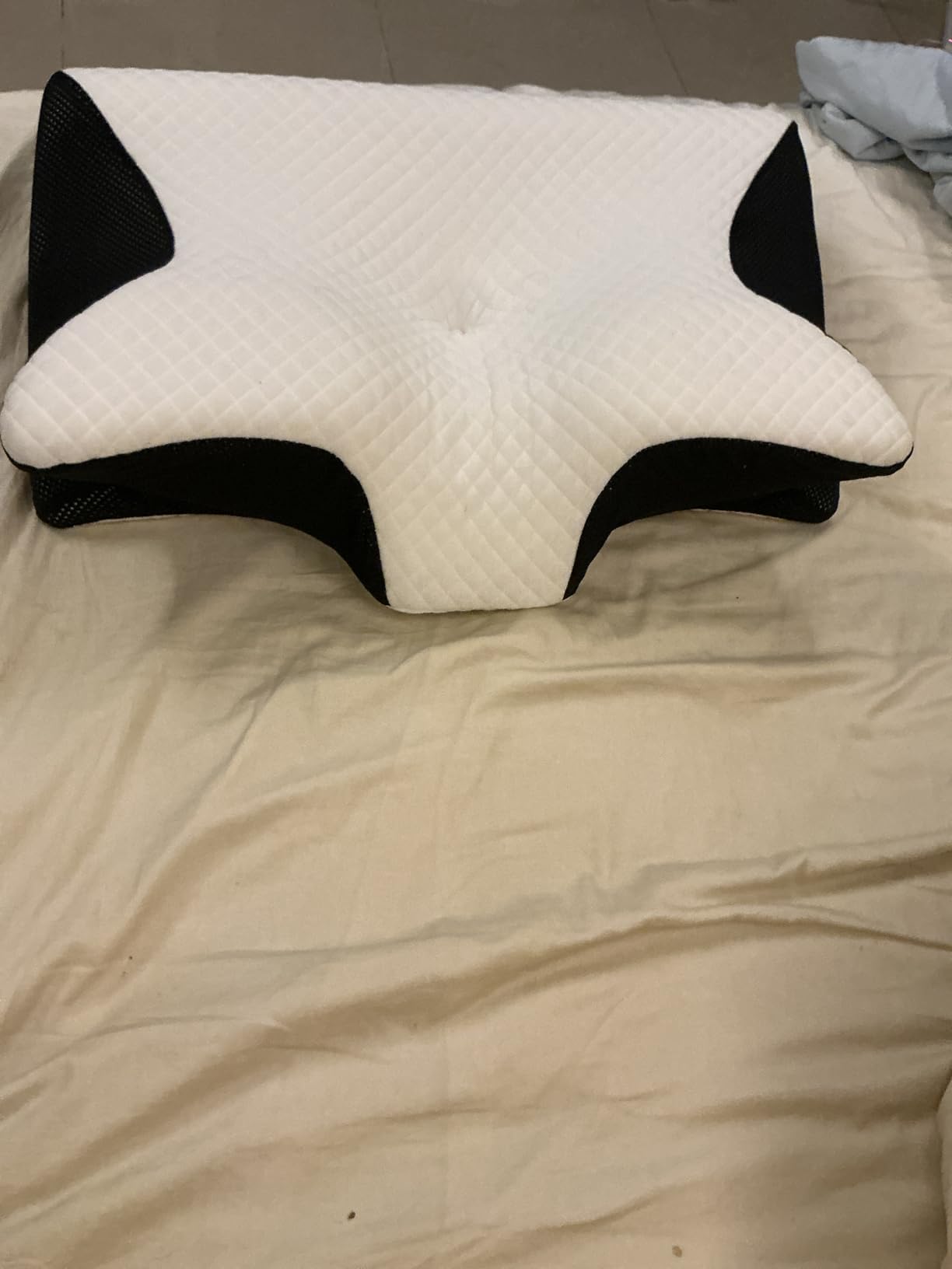 HOMCA Memory Foam Cervical Pillow, 2 in 1 Ergonomic Contour Orthopedic Pillow for Neck Pain, Contoured Support Pillows for Side Back Stomach Sleepers customer photo 2