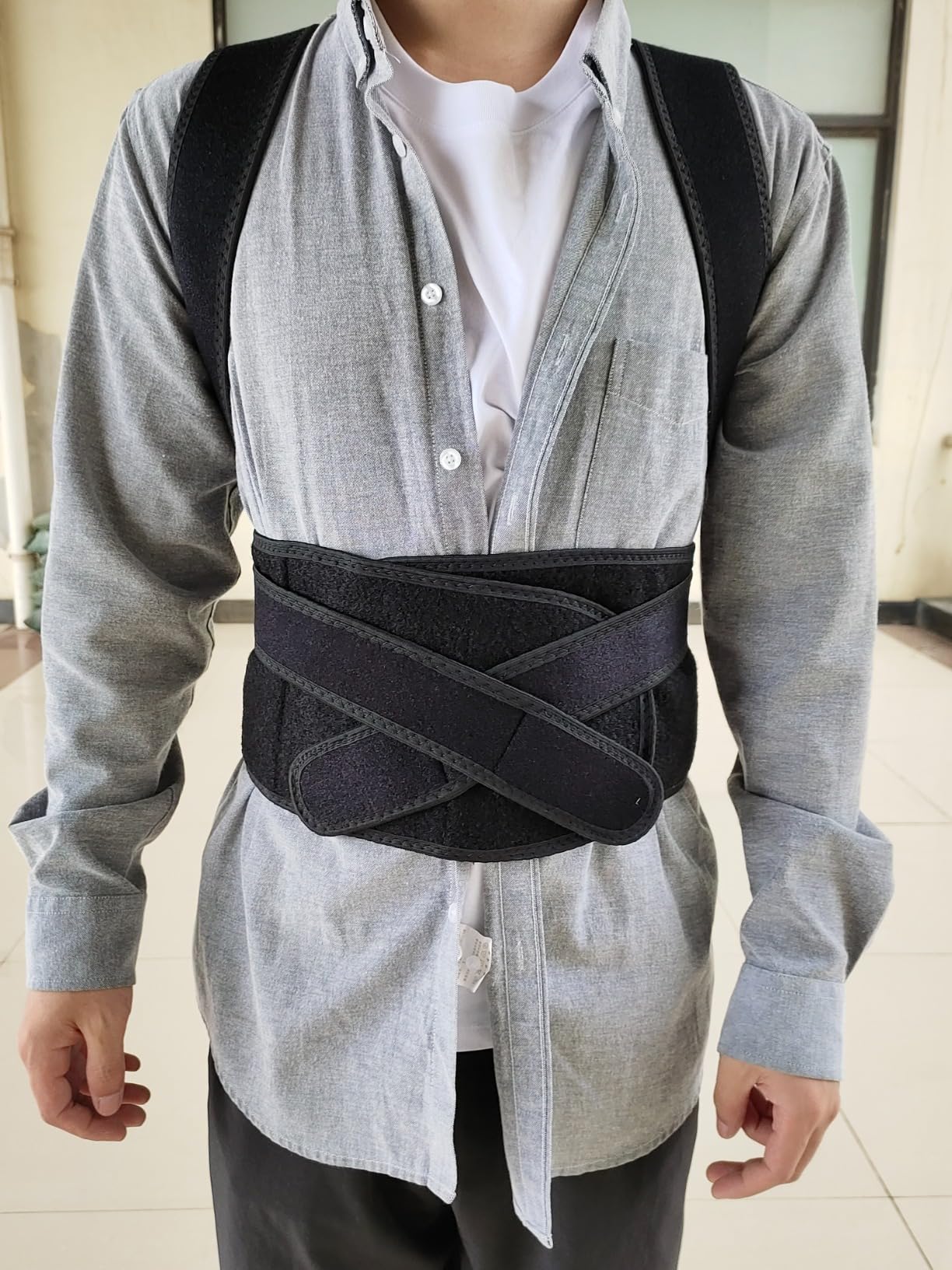 Selbite Posture Corrector for Men and Women - Back Brace for Upper and Lower Body Support - Adjustable Straightener with Pain Relief and Muscle Memory customer photo 1