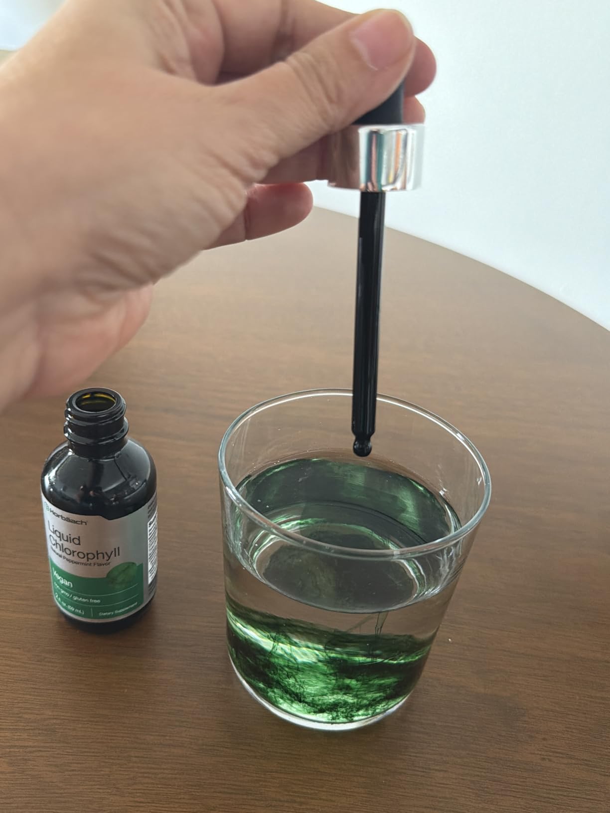 Horbäach Liquid Chlorophyll Drops | 2 fl oz | Natural Peppermint Flavor | Vegan, Non-GMO & Gluten Free Formula customer photo 2
