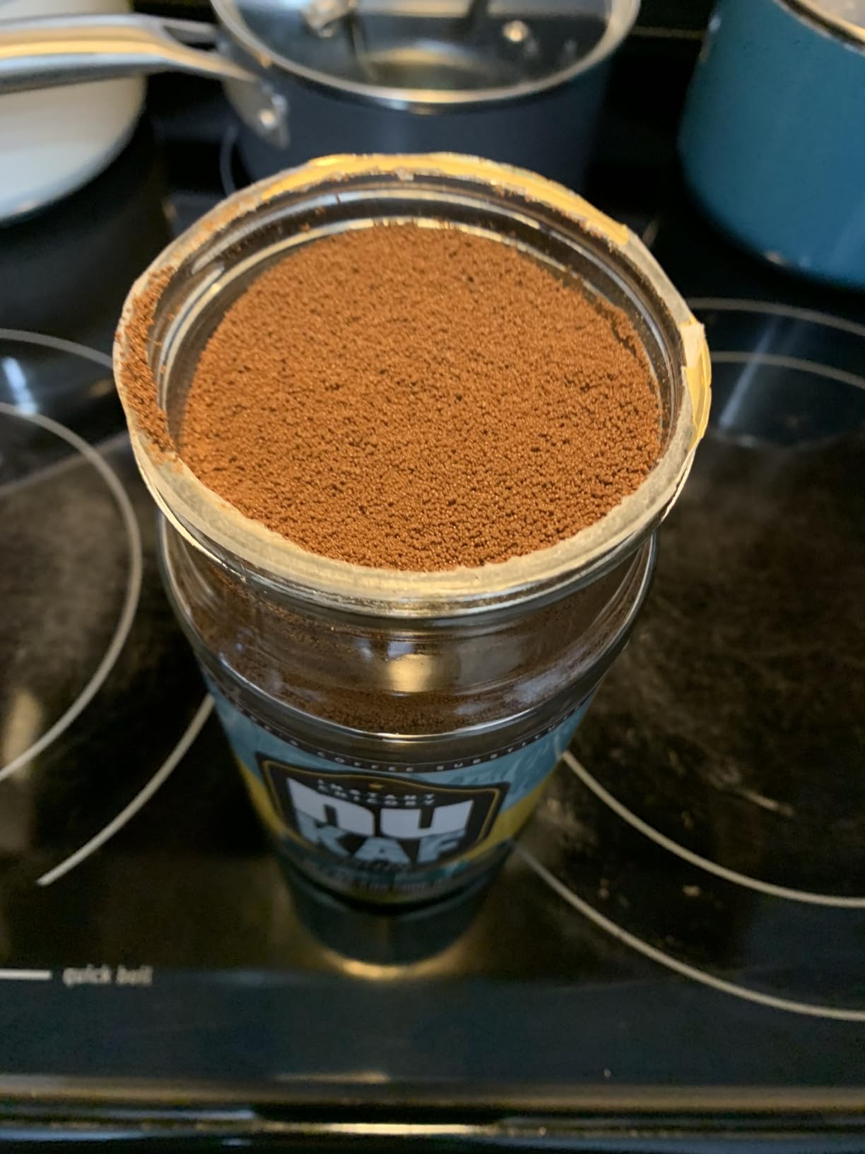 nuKAF By Gourmanity Instant Chicory Coffee Alternative, Brews Like Regular Coffee, All Natural 100% Chicory Root Powder, Great for Your Daily Drink, Rich in Prebiotics, Kosher, 7oz jar customer photo 1