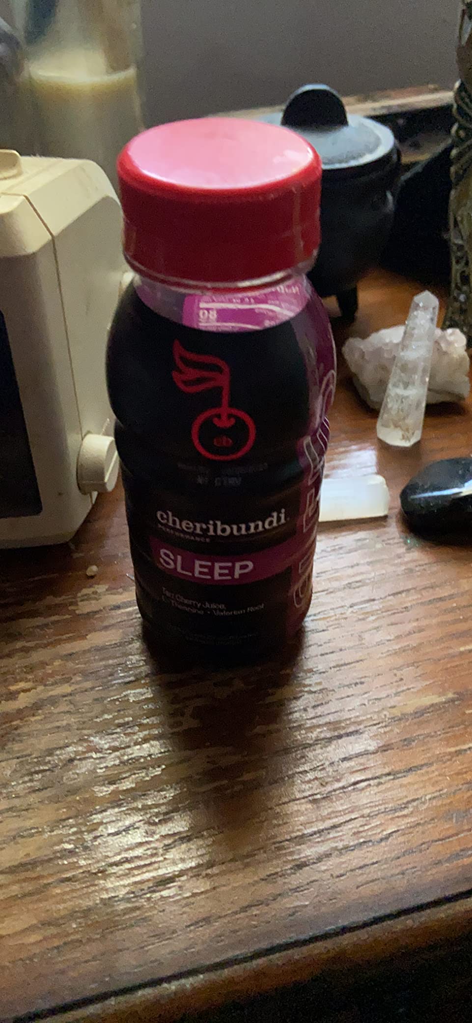 Cheribundi Tart Cherry Fruit Juice Sleep - With L-Theanine & Valerian Root, Sweetened with Stevia, Natural Immune Health & Sleep Support, Antioxidant Drink for Active Lifestyles - 8 fl oz, 12 Pack customer photo 1