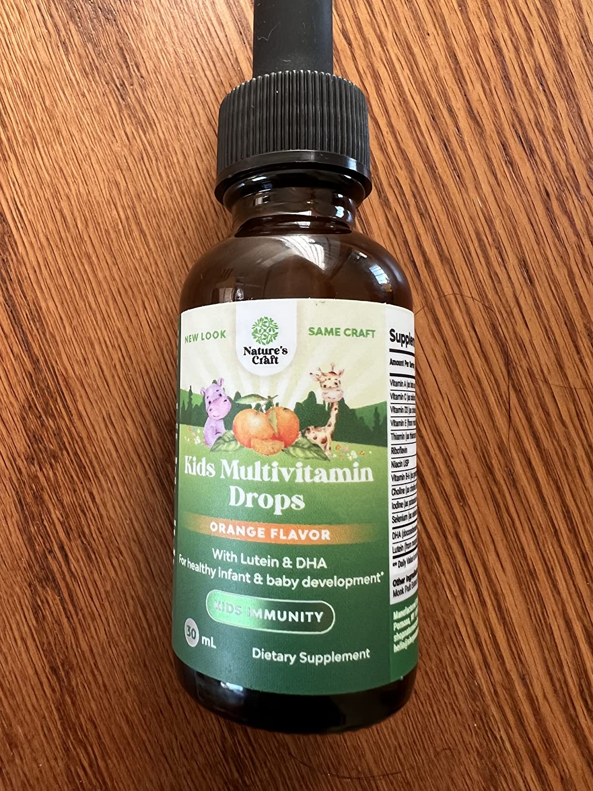 Natures Craft Liquid Multivitamin for Kids Immunity Support - Yummy Toddler Supplement with a C D3 E B6 and Vitamins of All Ages High Absorption 2Fl Oz (Pack of 1) customer photo 2