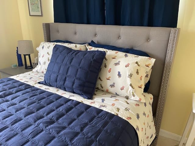 Tommy Bahama Queen Sheets, Organic Cotton Bedding Set, Softens with Each Wash (TB T200 White, Queen) customer photo 1
