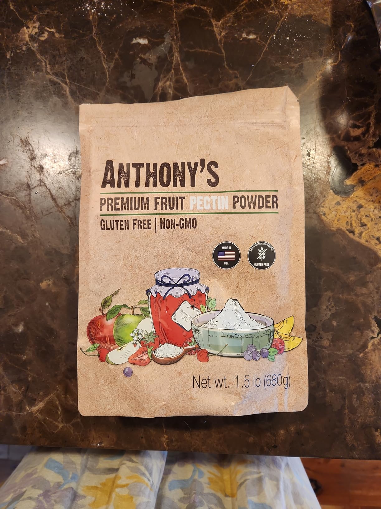 Anthony's Premium Fruit Pectin, 1.5 lb, Gluten Free, Non GMO, Vegan customer photo 2