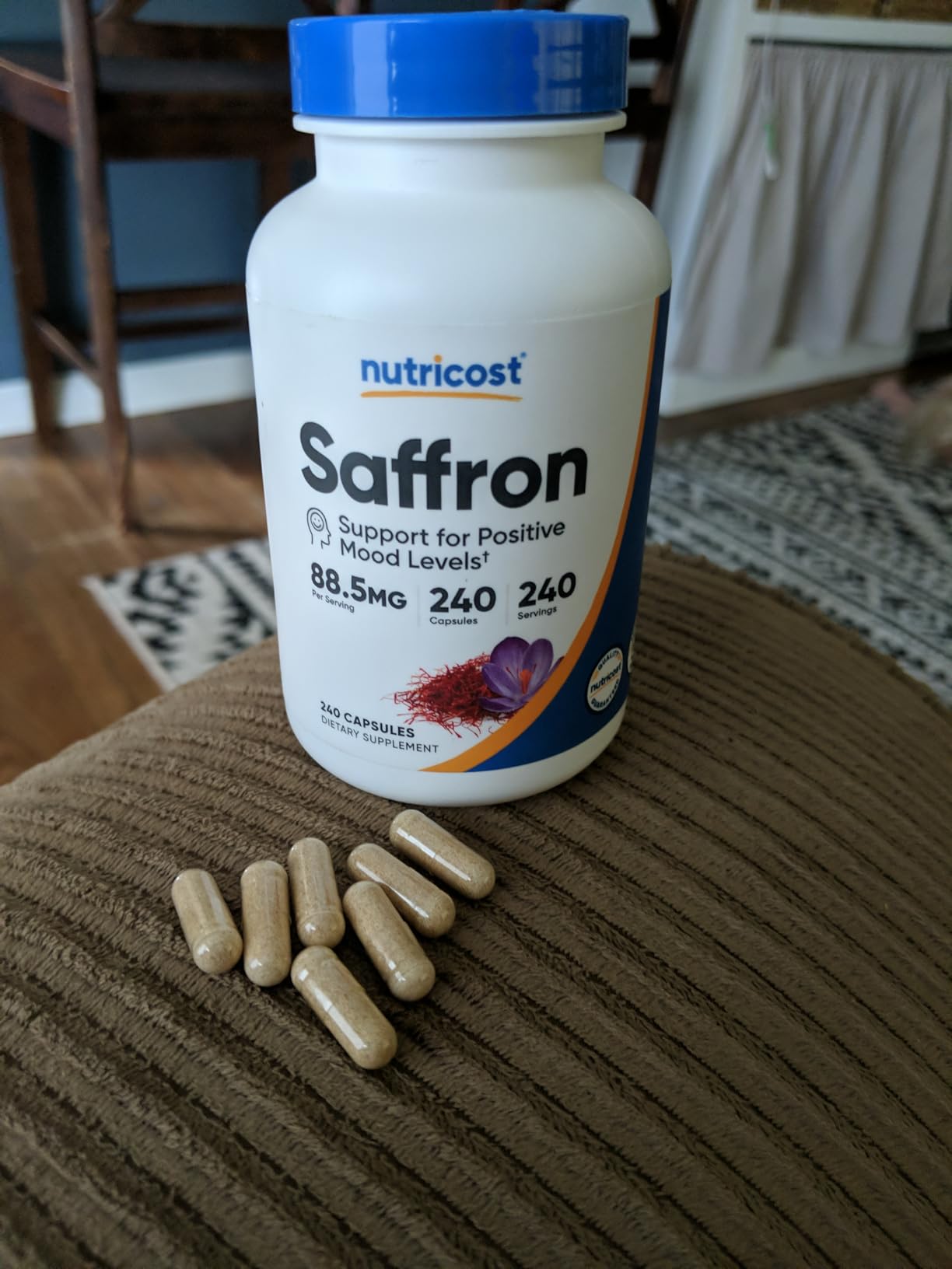 Nutricost Saffron Extract 88.5mg, 240 Capsules - Veggie Caps, Non-GMO, Gluten Free customer photo 2