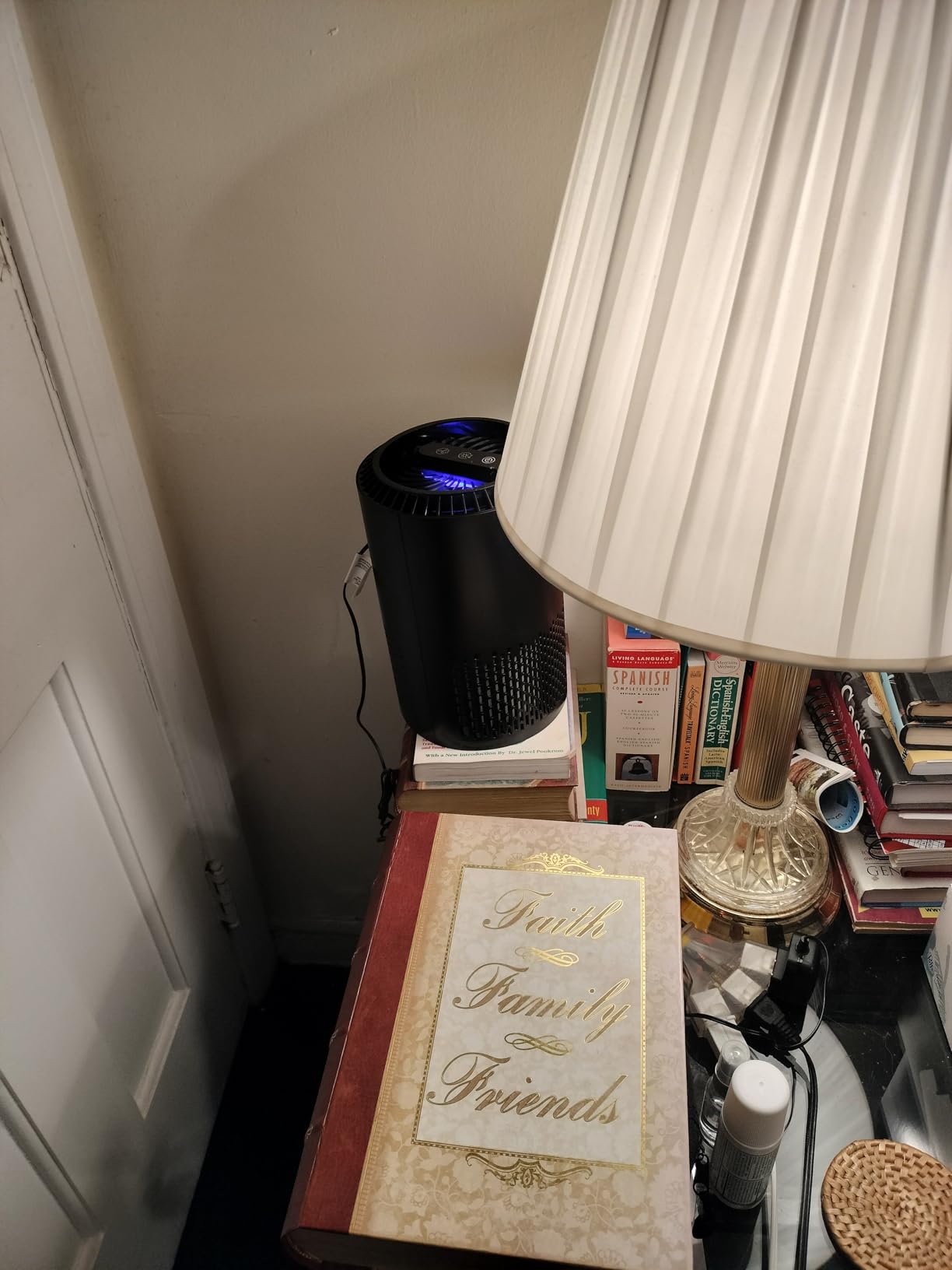 AROEVE Air Purifiers for Bedroom Home, Air Purifier For Smoke Pollen Dander Hair Smell Air Cleaner with Sleep Mode Speed Control For Bedroom Office, MK01- White(Available for California) customer photo 1
