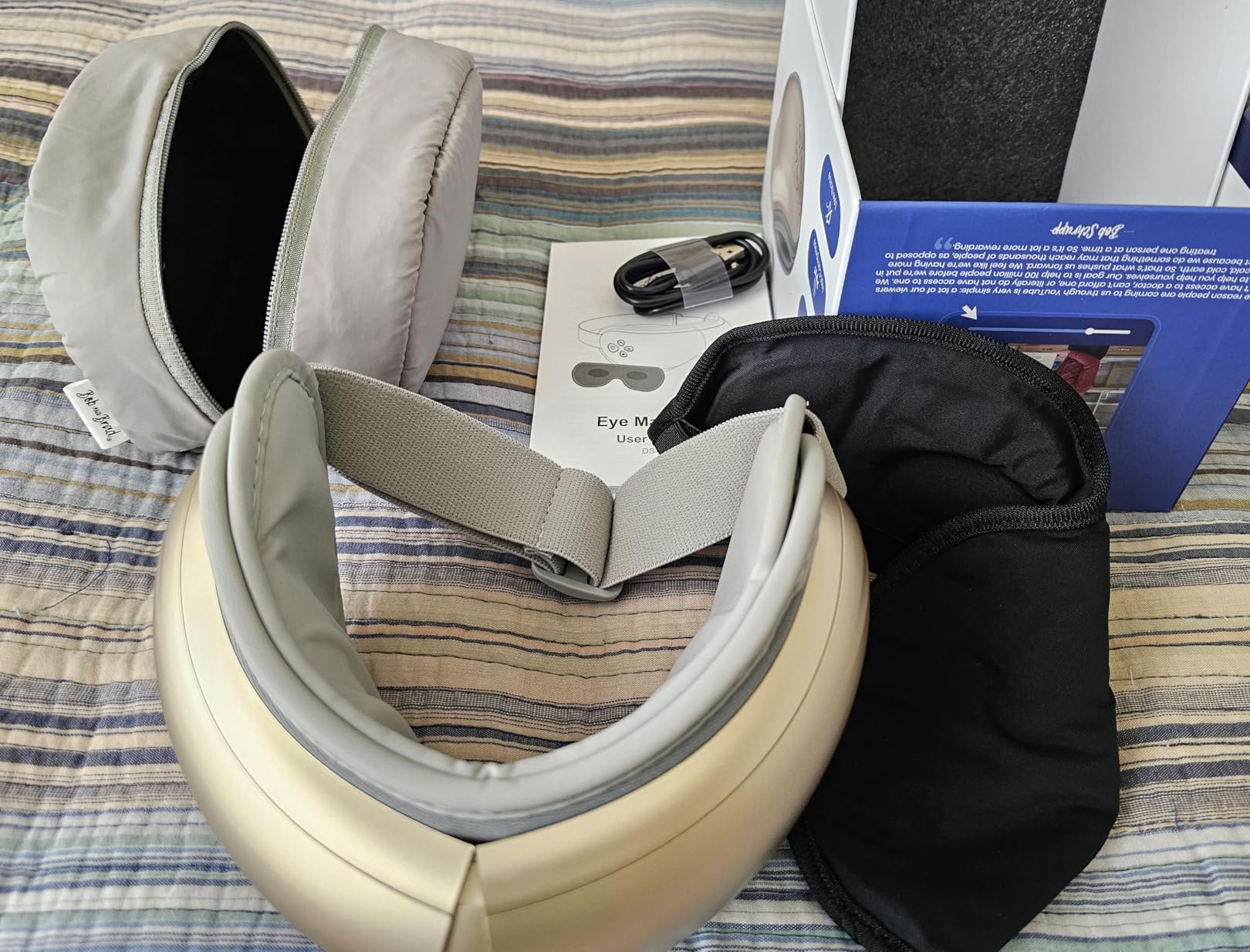 BOB AND BRAD Eye Massager with Heat FSA Eligible HSA, Birthday Gifts for Women Men Mom EyeOasis 2 Heated Eye Mask for Migraines with Music, Smart Migraine Massager for Dry Eyes Relief & Improve Sleep customer photo 2