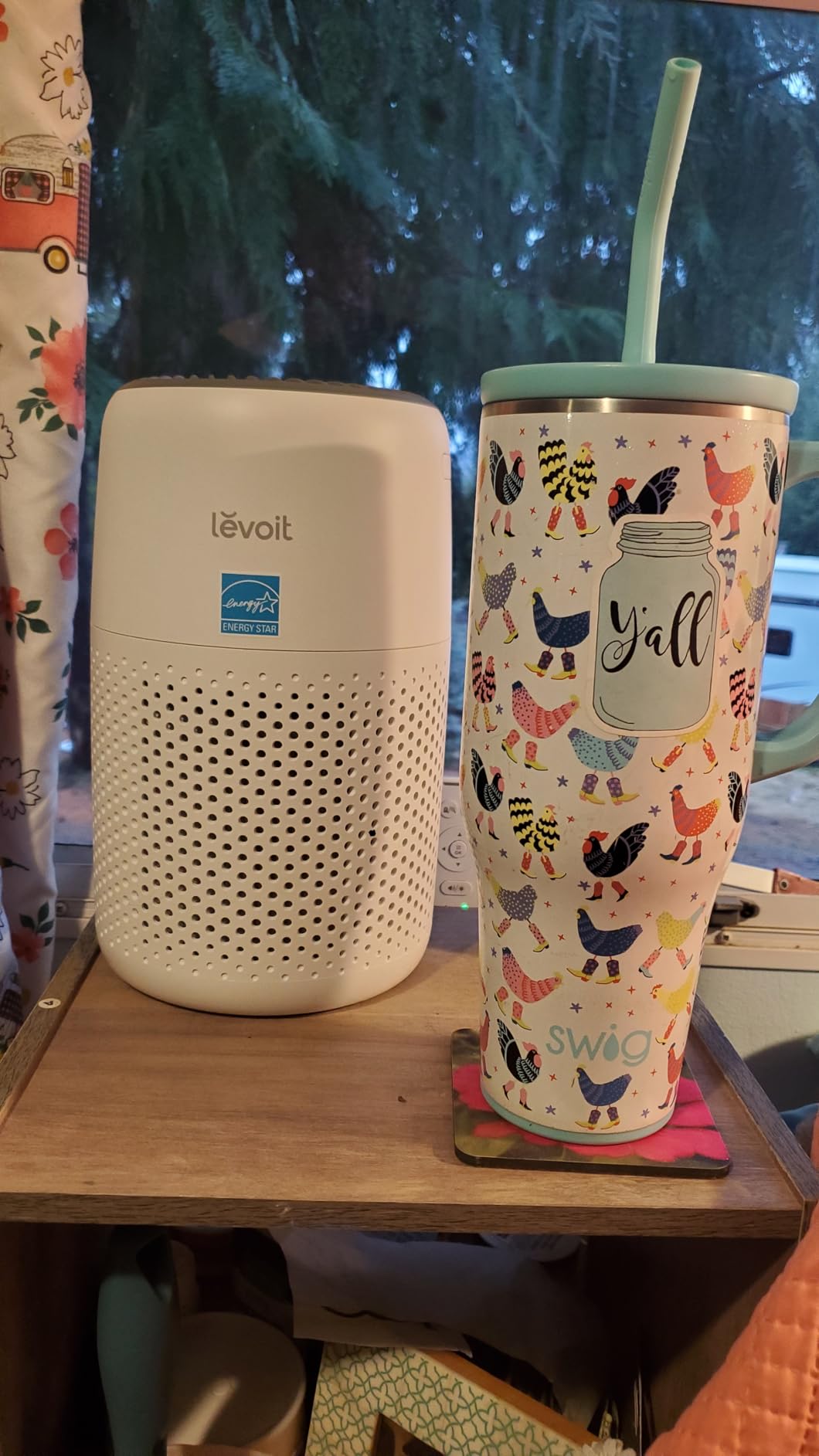 LEVOIT Air Purifiers for Bedroom Home Dorm, AHAM VERIFIDE, 3-in-1 Filter Cleaner With Aroma Pad, Filters Smoke, Allergens, Pet Dander, Odor, Dust, Office, Desktop, Core Mini-P, White customer photo 2