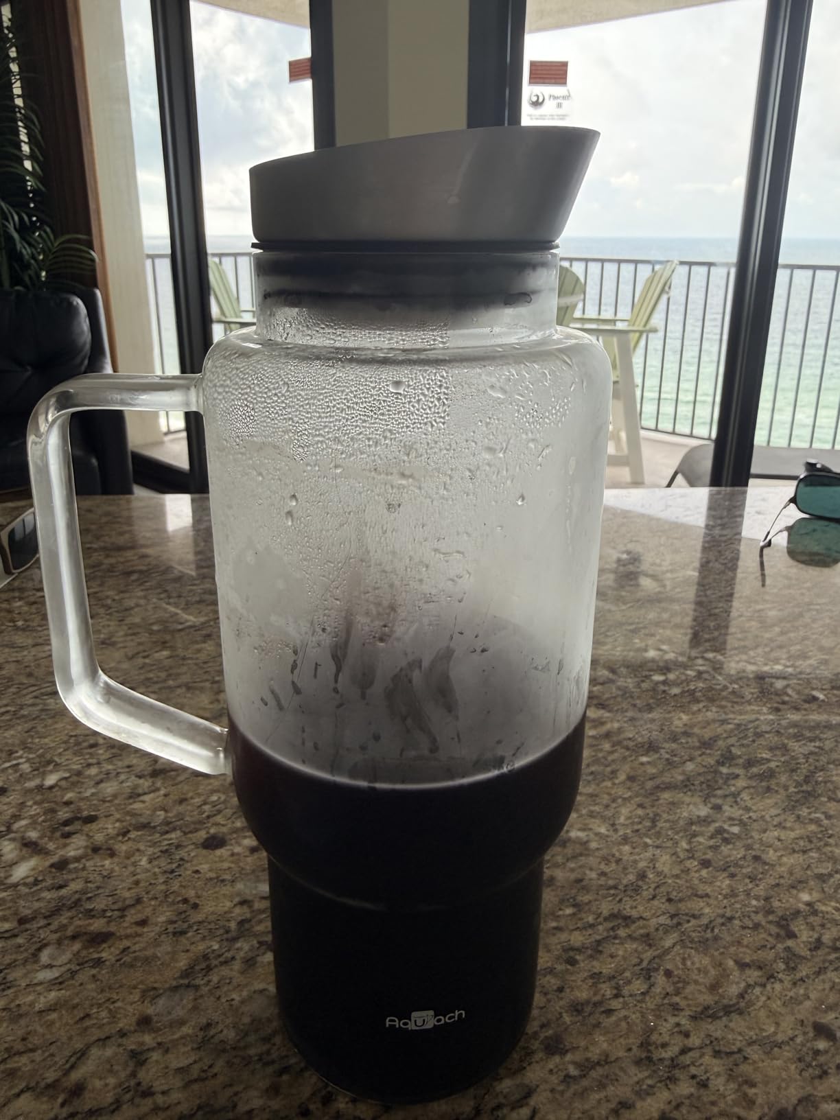 Aquach 51oz Cold Brew Coffee Maker, Borosilicate Glass Pitcher for Iced Tea customer photo 1