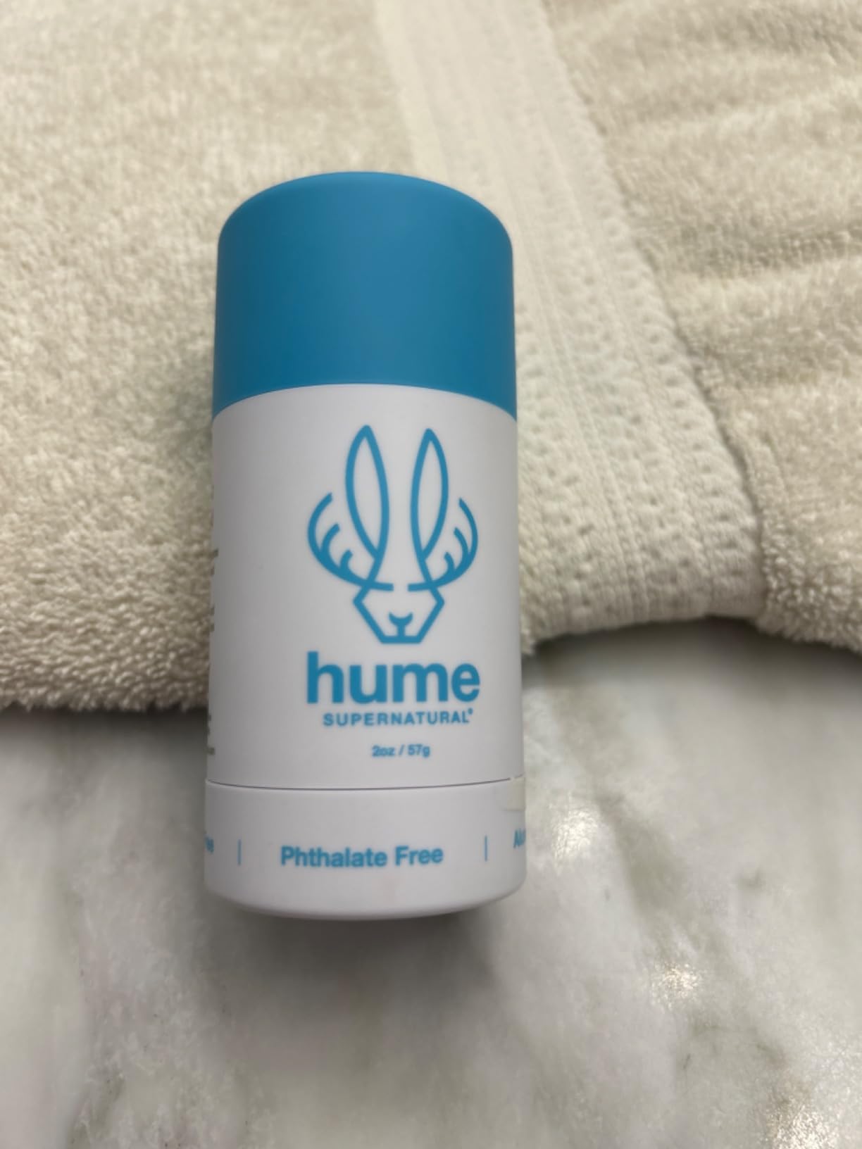 Hume Supernatural Aluminum Free Deodorant for Women & Men - Safe for Sensitive Skin - Probiotic, Plant-Based, Baking Soda Free, Aloe, & Cactus Flower, Anti Sweat, Stain & Odor - After Rain, 1-Pack customer photo 1