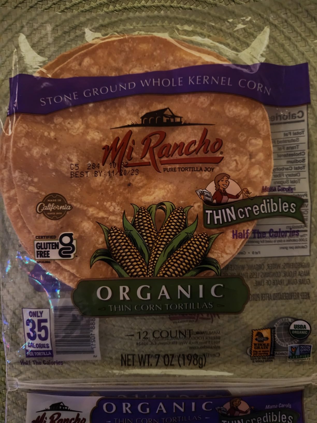Mi Rancho Organic Thin Corn Tortillas, 7 OZ customer photo 1