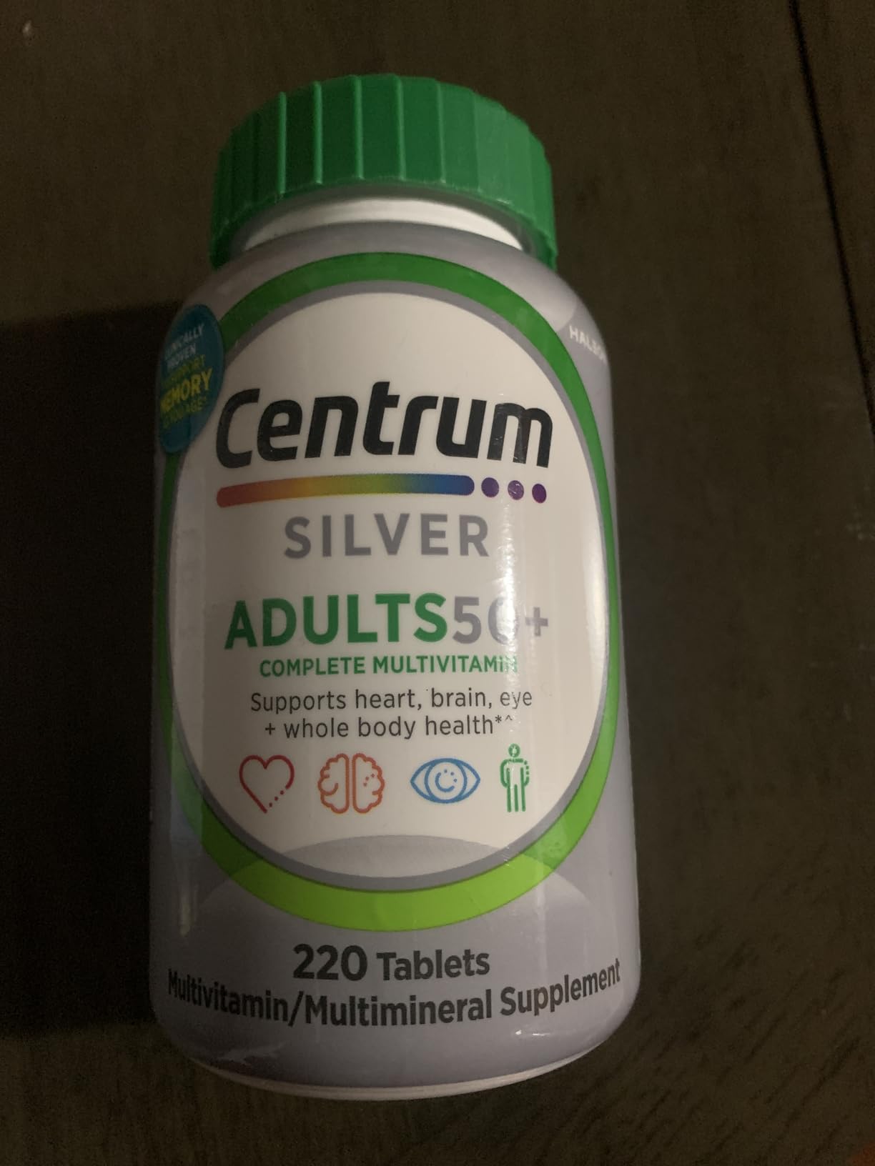 Centrum Silver Multivitamin for Adults 50 Plus, Multivitamin/Multimineral Supplement, Vitamin D3, B Vitamins, Gluten Free, Non-GMO Ingredients, Supports Memory and Cognition in Older Adults - 220 Ct customer photo 1