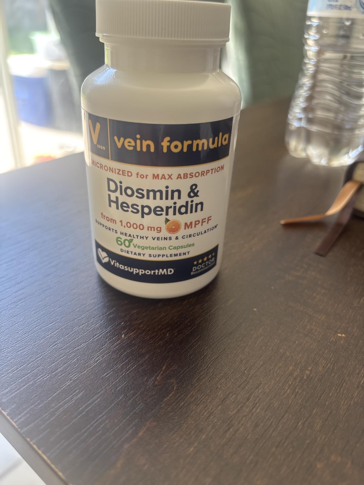 Vein Formula Diosmin Hesperidin 1000mg, Micronized Bioflavonoids Blend for Blood Circulation, Vein Support MPFF Supplement for Circulation in legs and feet, and Healthy Blood Flow Support, 60 Capsules customer photo 1