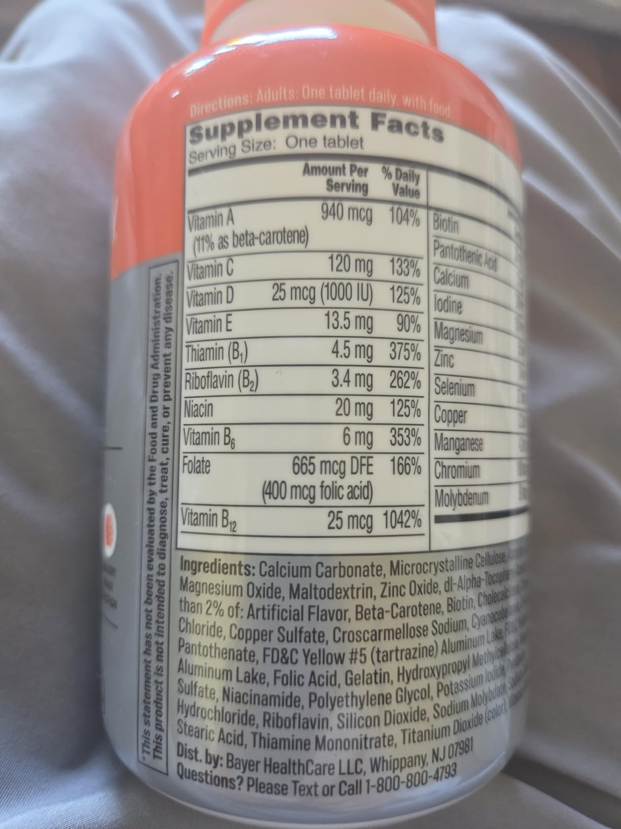 One A Day Multivitamin for Women 50 and Over Tablets, Womens Multivitamin 50 Plus with Vitamins D, C, E, Zinc & Biotin, Daily Vitamins for Woman 50+, 200 Ct (Packaging May Vary) customer photo 1