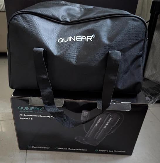 QUINEAR Leg Recovery Compression System for Athlete Post Workout, Professional Sequential Device for Massage Therapy, Foot and Leg Recovery Boots customer photo 2