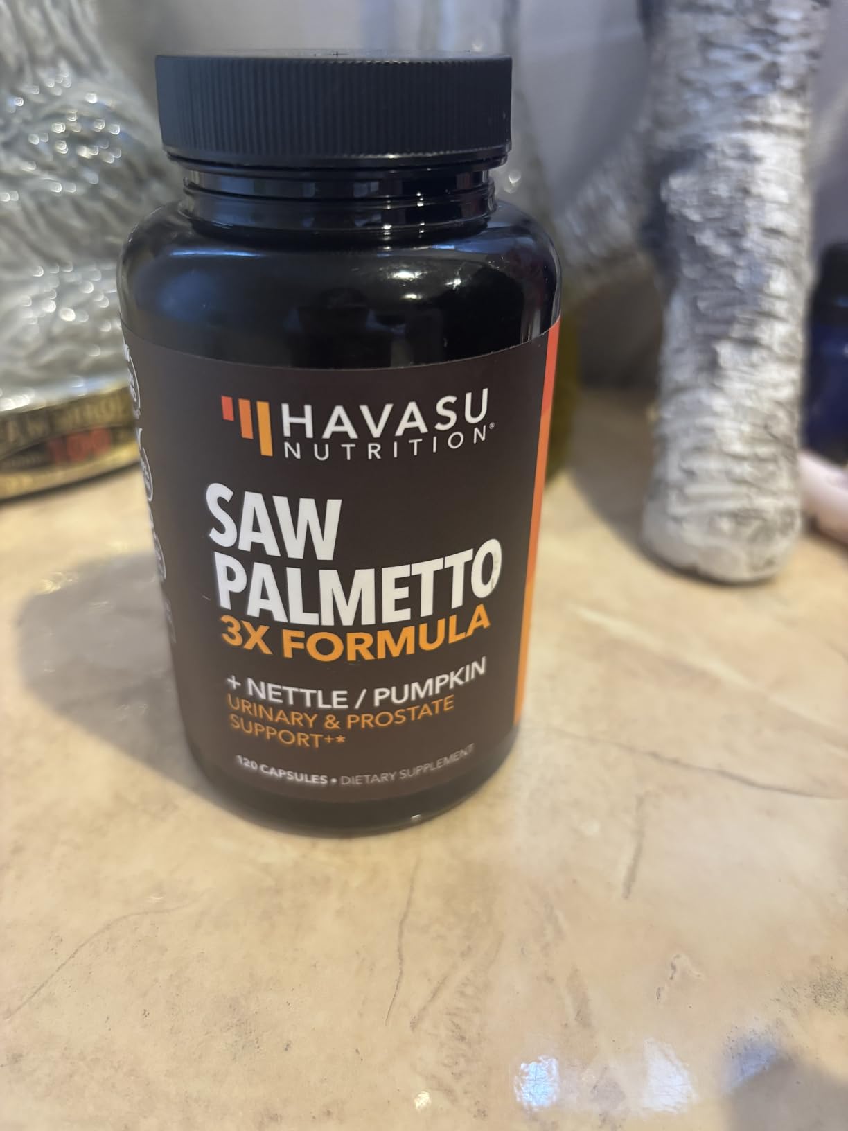 Saw Palmetto for Men - DHT Blocker & Prostate Health Supplement - Potent 3X Formula with Pumpkin Seed Oil & Stinging Nettle - Bladder & Urinary Support - Vegan, Non-GMO Capsules customer photo 1