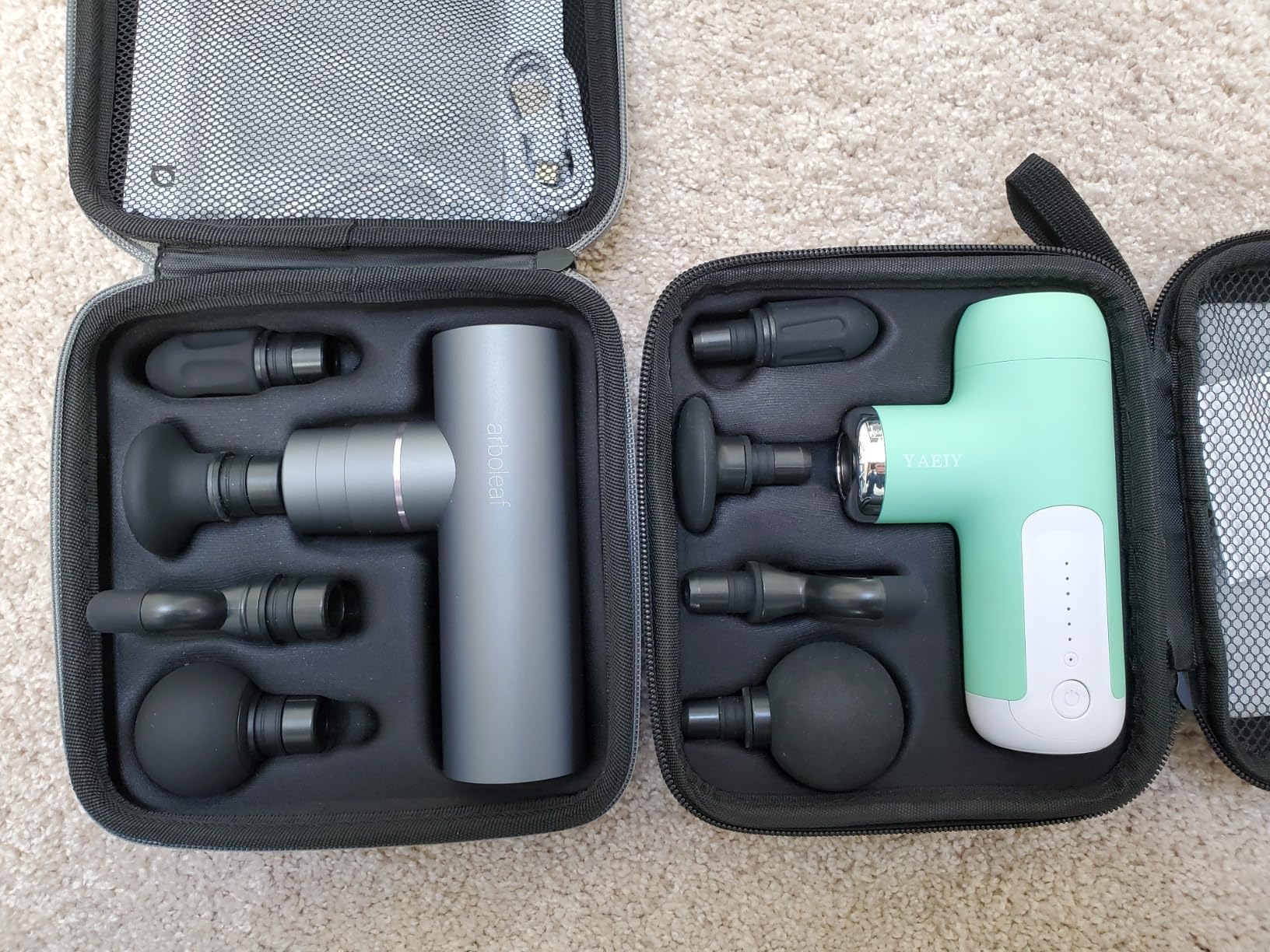 arboleaf Mini Massage Gun Deep Tissue, Portable Percussion Muscle Massager | Small Yet Powerful Full-Metal Design with a Quiet Brushless Motor for Deep Muscle Relief at Home, the Gym, or While Traveling customer photo 1