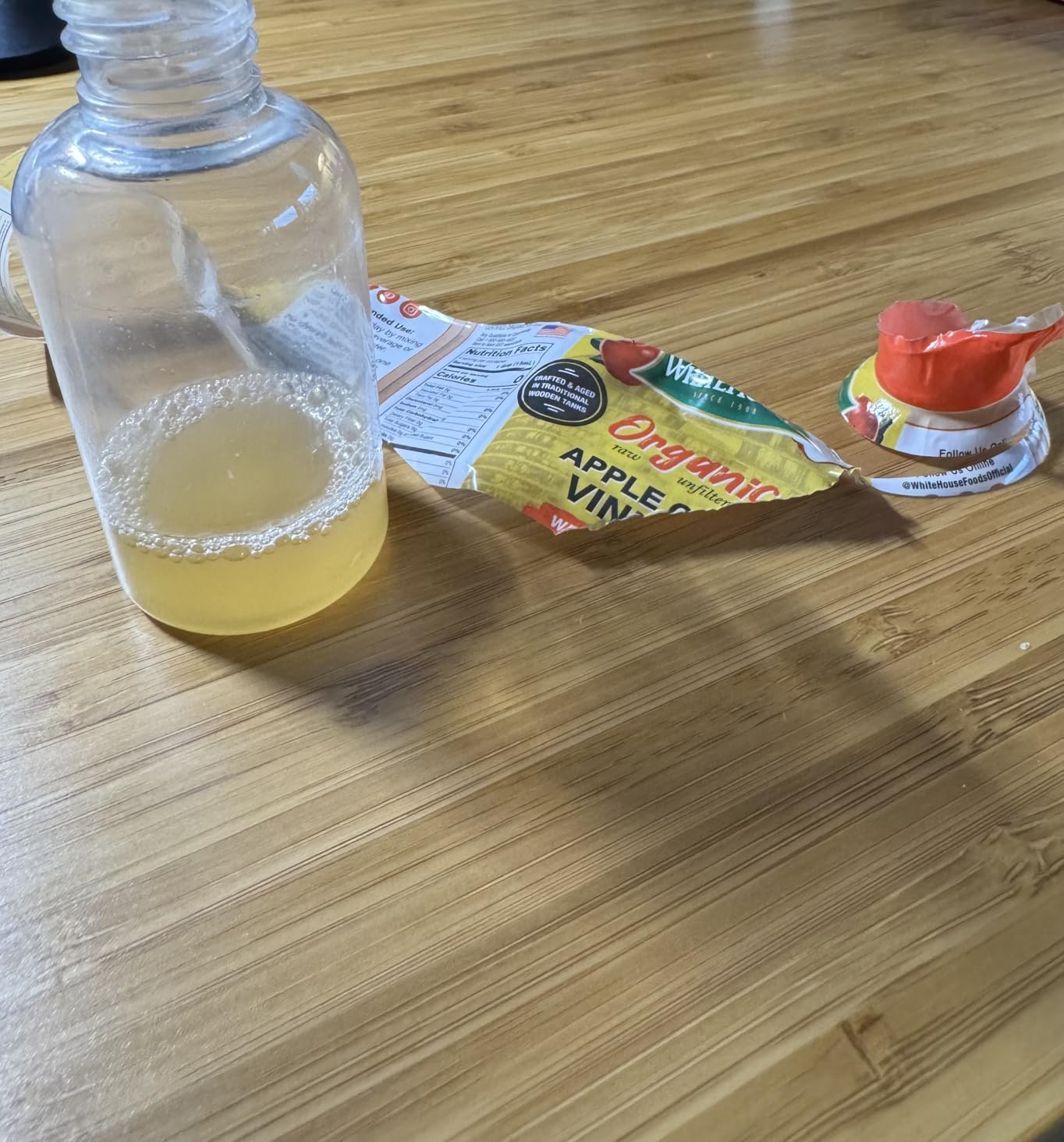 White House Organic Apple Cider Vinegar Shots, Raw Unfiltered, On the Go (Organic, Pack of 24) customer photo 2