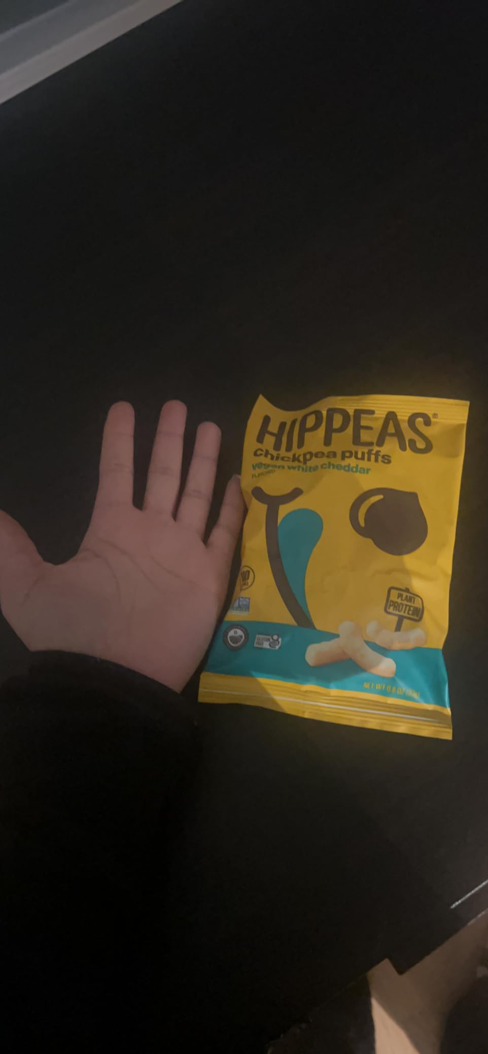 Hippeas Chickpea Puffs, Cheese Variety Pack, Groovy White Cheddar, Jalapeno Cheddar Blaze, 18 x 0.8 oz, Baked Crunchy Chickpea Snacks, 3g Plant Protein, 2g Fiber & 50% Less Fat, Dairy & Gluten Free customer photo 1