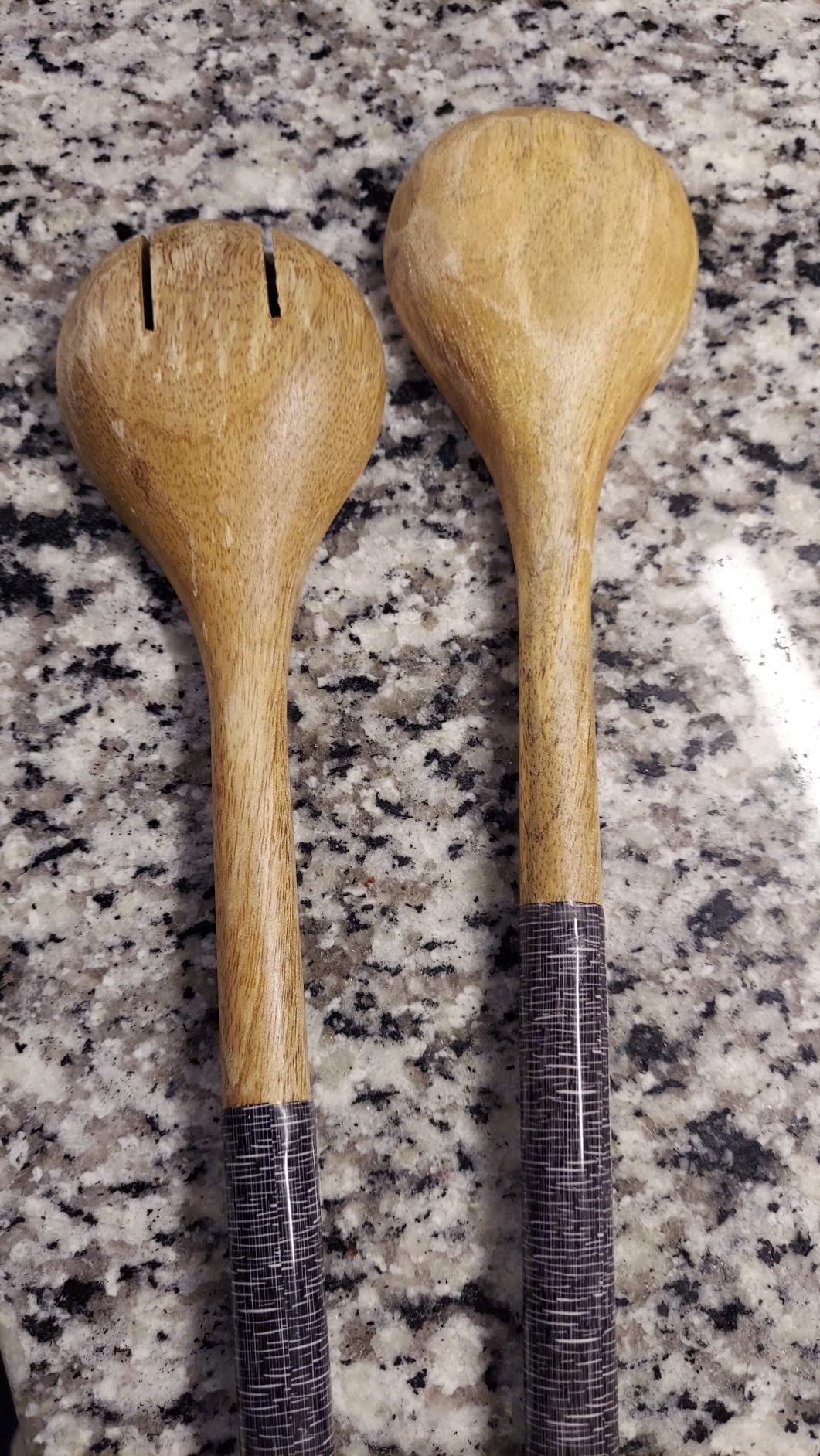 Folkulture Salad Servers or Salad Tongs | Set of 2 (12
